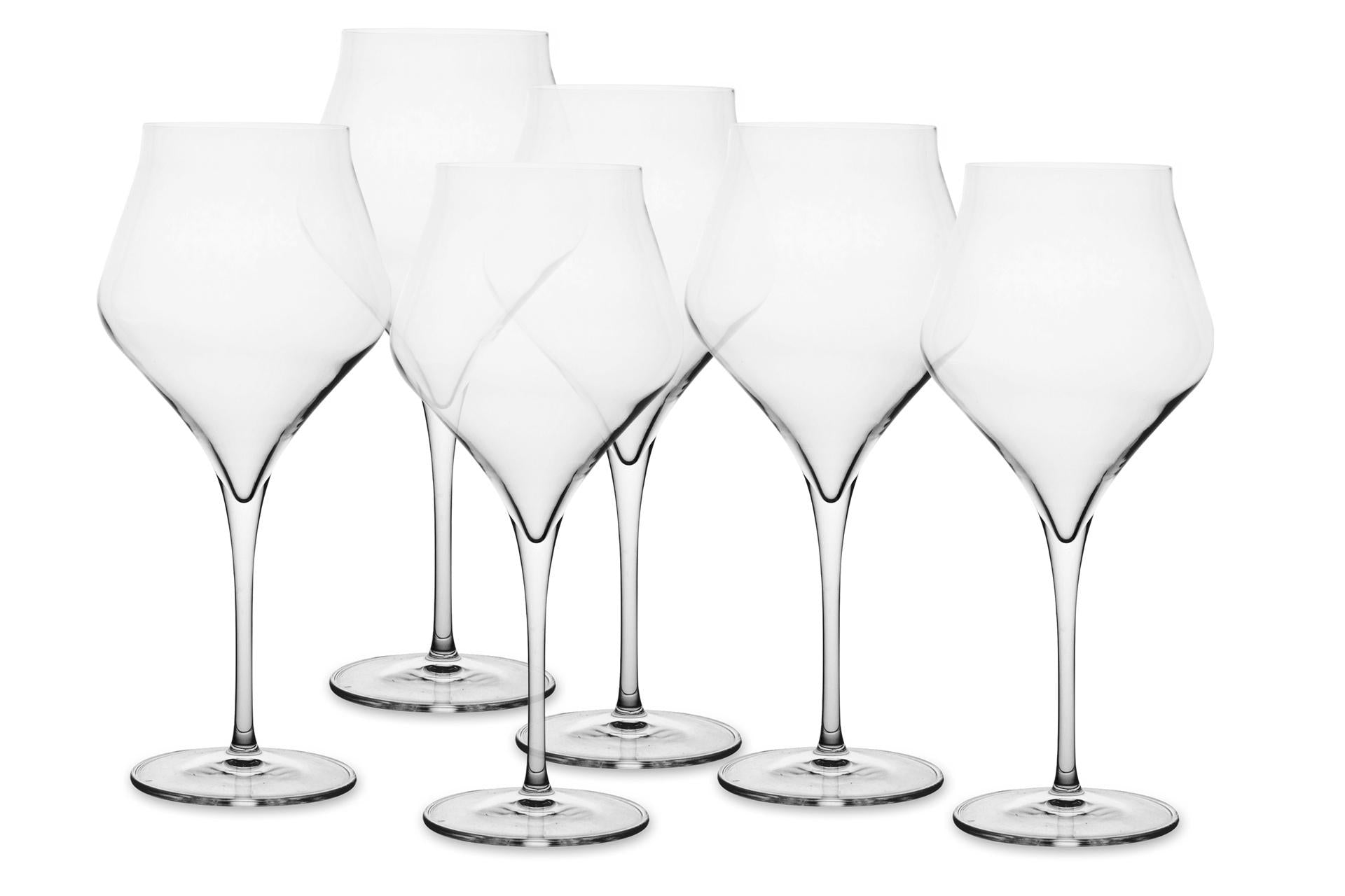 Bormioli Luigi Supremo Set 6 Calici Burgundy 65 cl - In Vetro Sonoro Superiore Soffiato a Macchina - Set 6 Pz 1