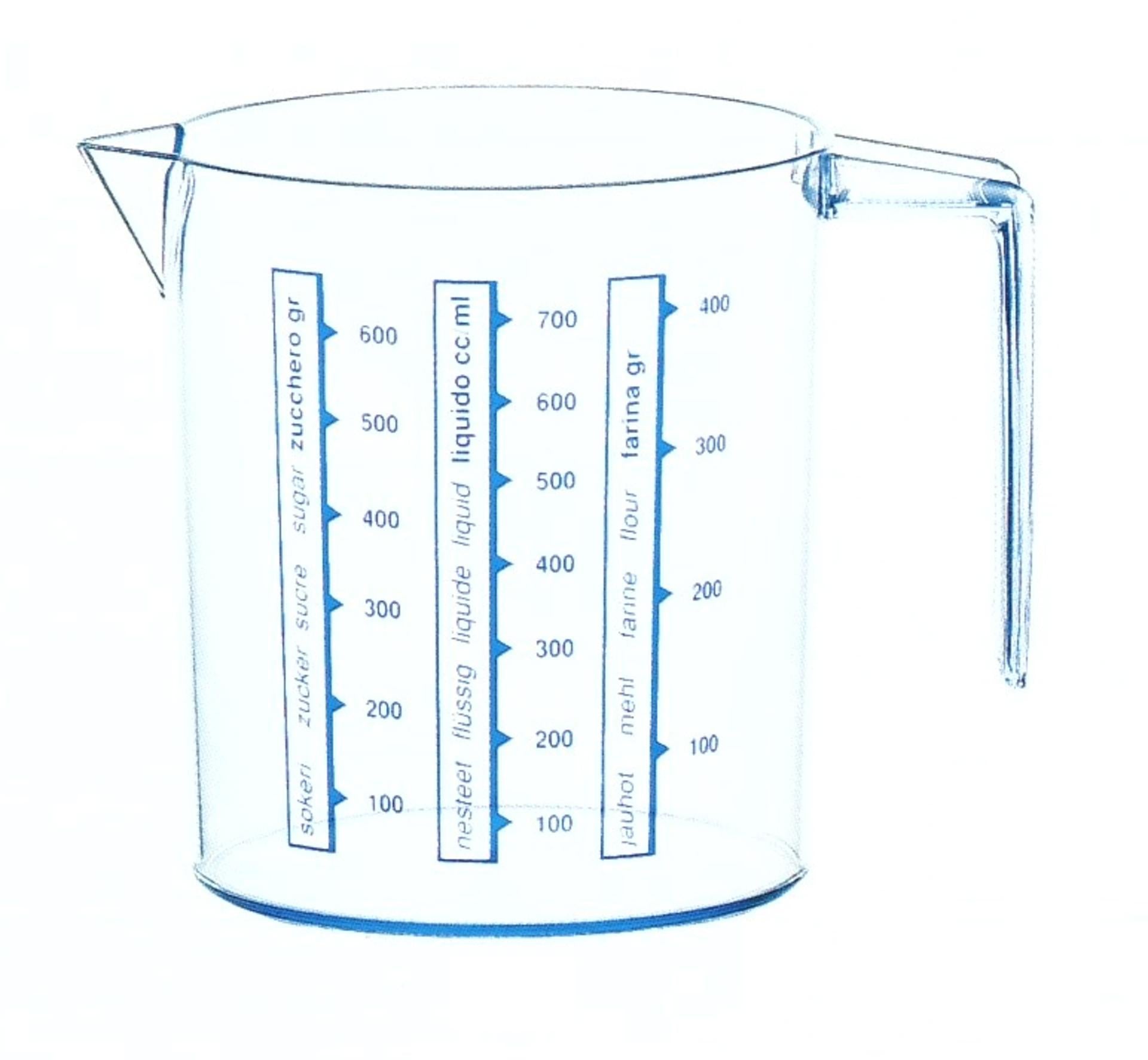 Cosmoplast Caraffa Graduata 0.75 L Decorata Cosmo