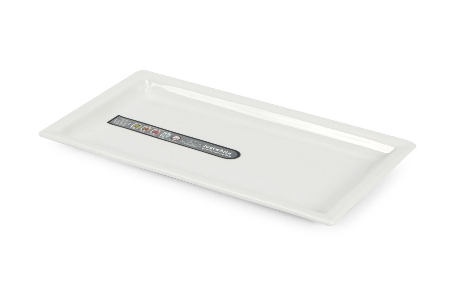 Import Tavola Professional JustWhite Piatto Rettangolare 27 x 14 cm In Porcellana Bianca - Set 6 Pz 3