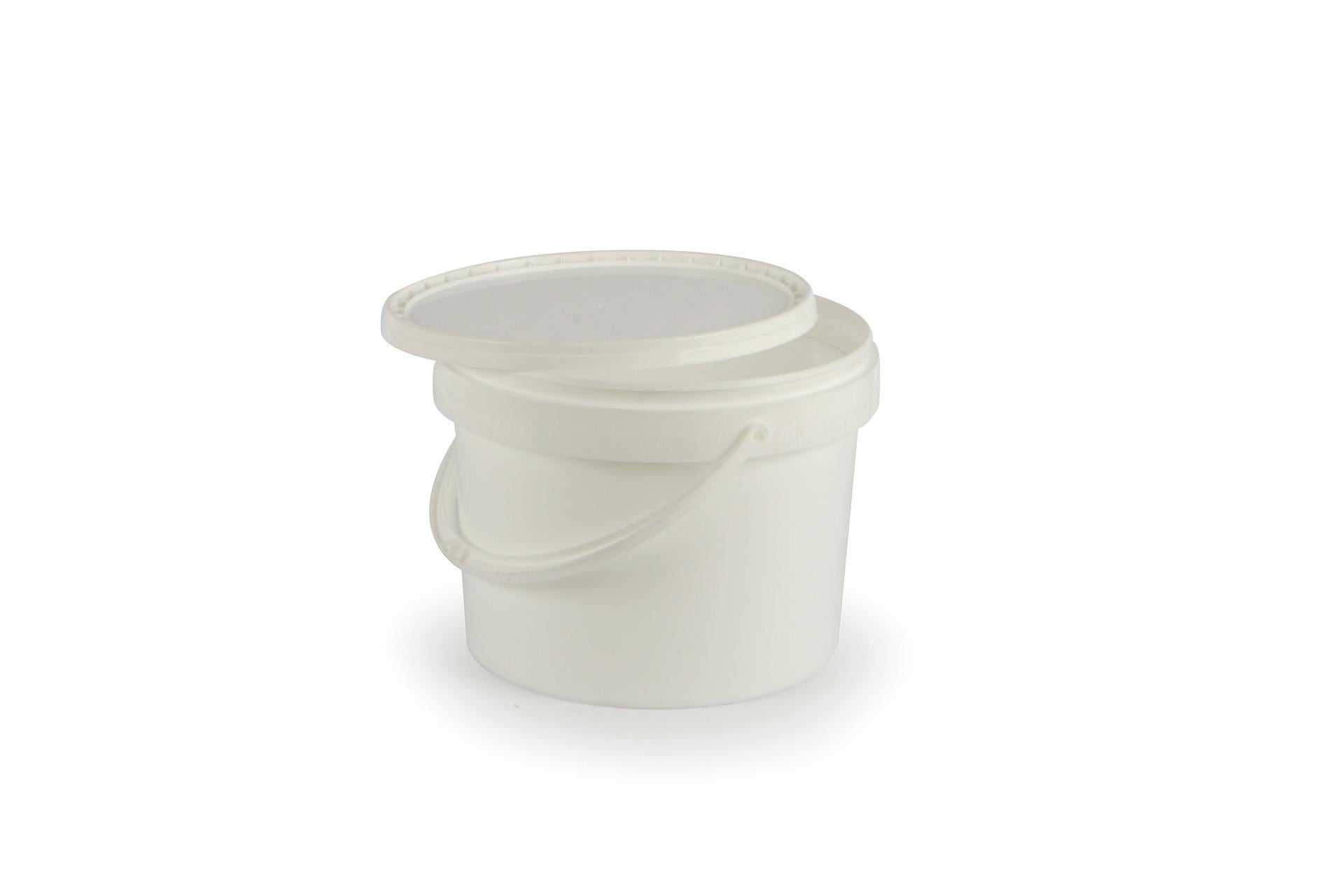 Isi Food Secchio Alimenti Con Coperchio 11.8 L In Polipropilene Bianco