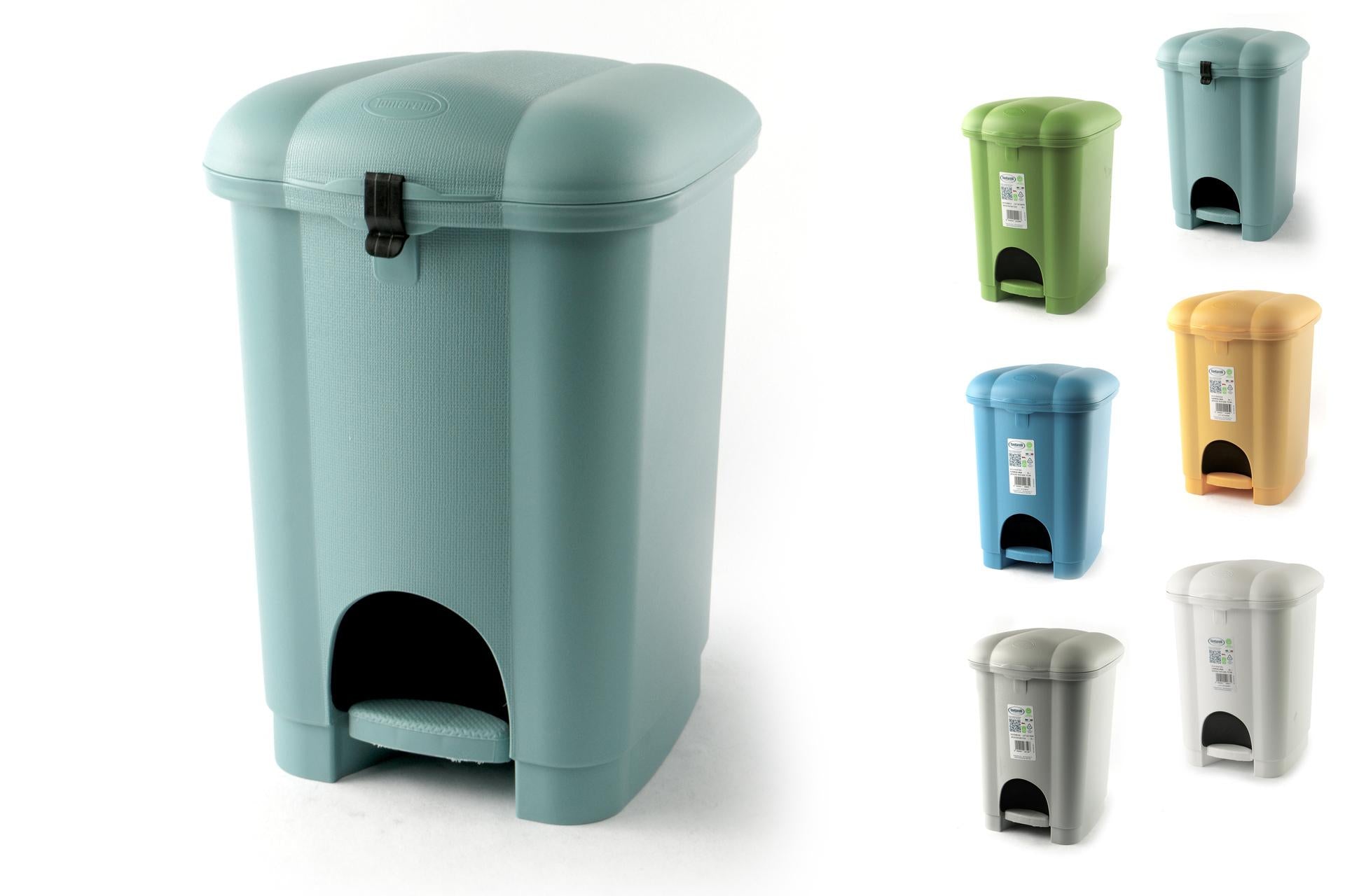 Tontarelli Pattumiera Carolina 6L Con Pedale - Colori Assortiti