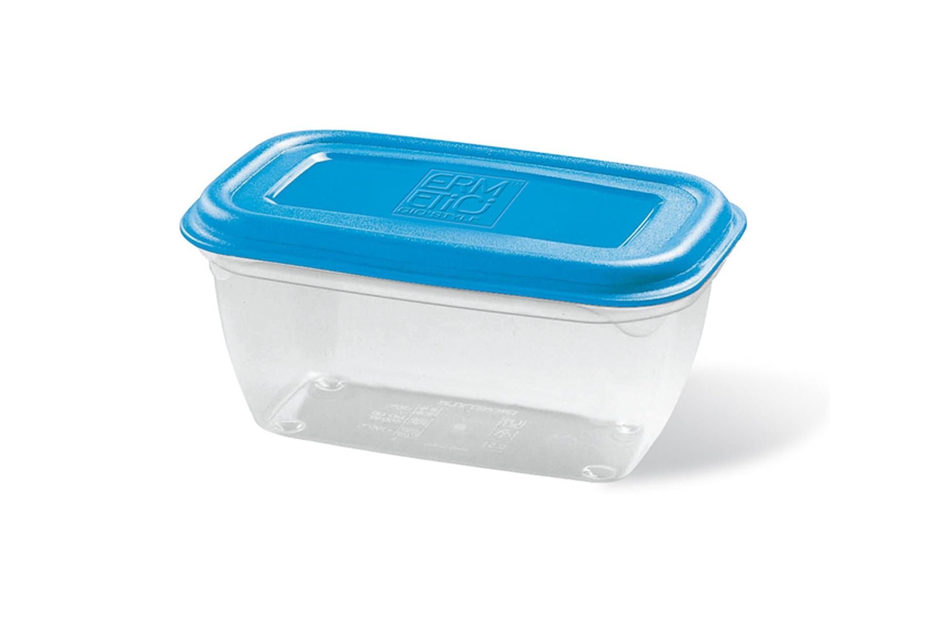 Giostyle Contenitore Ermetico Rettangolare Blu L.2.0 - Linea Completa Impilabile 2