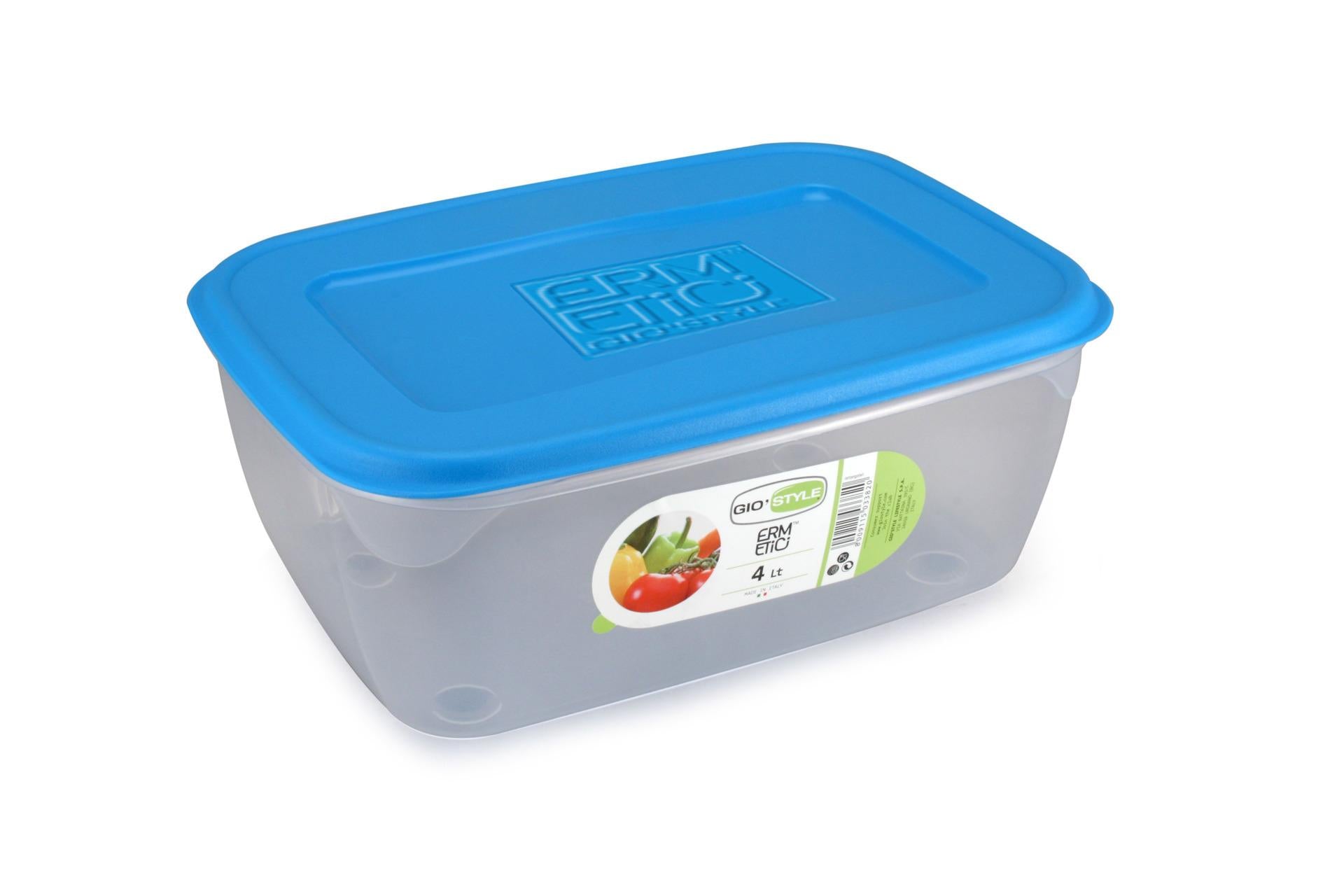 Giostyle Contenitore Ermetico Rettangolare Blu L.4.0 - 20.5 x 29.5 x 12.5 cm 1