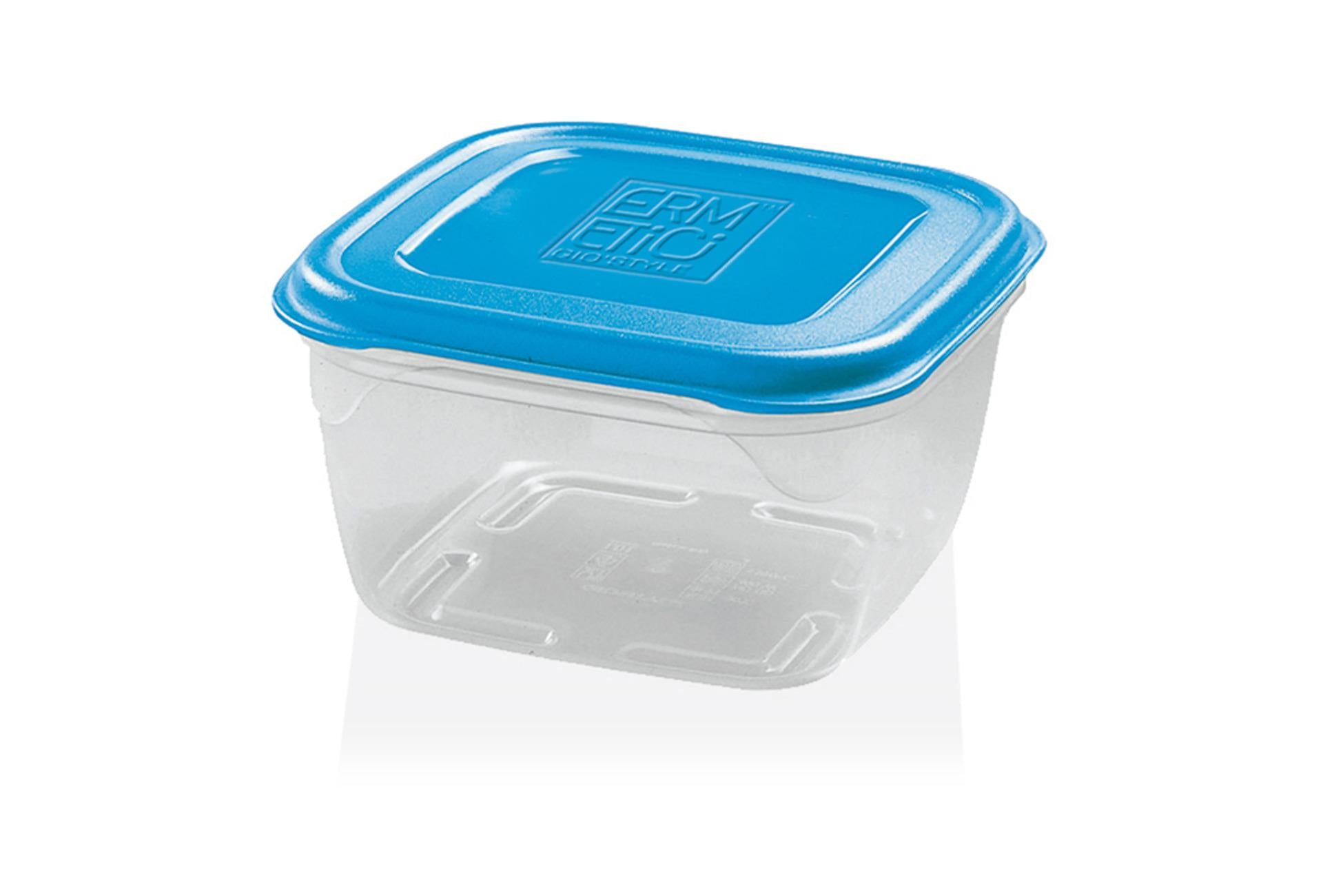 Giostyle Contenitore Ermetico Quadrato Blu L.1.5 Litri - Impilabile