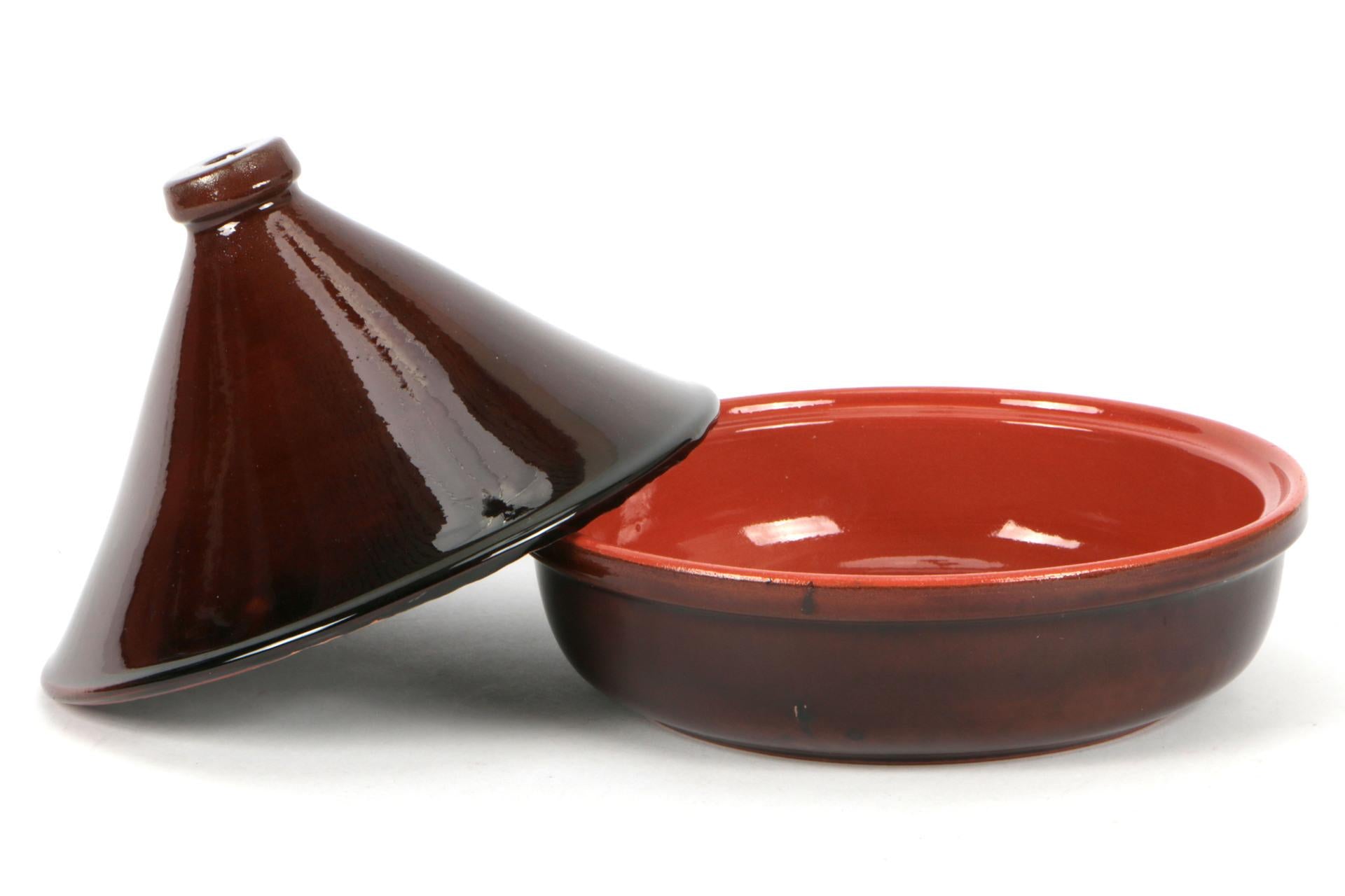 De Silva Tajine Con Coperchio Ø25 cm In Terracotta Marrone