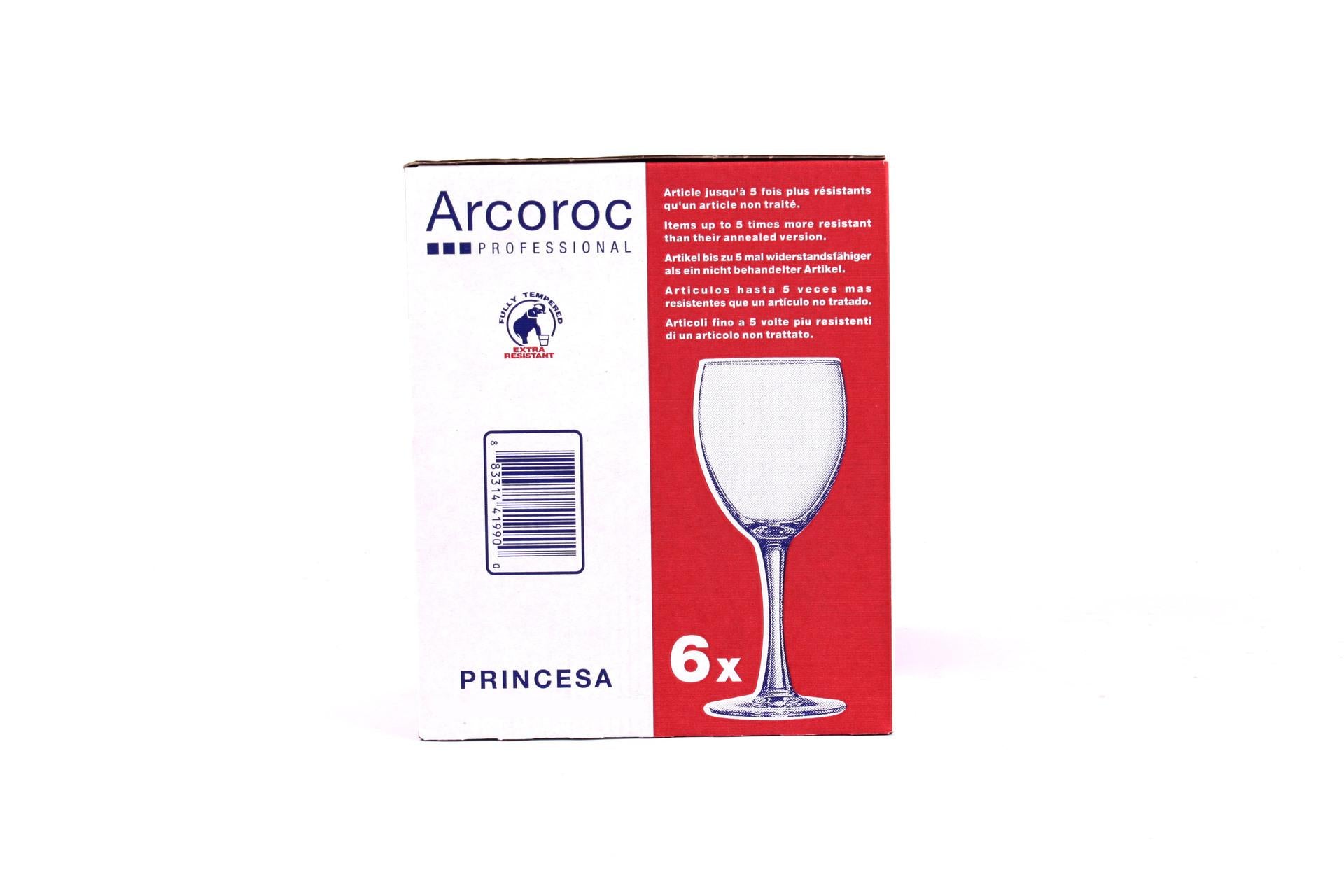 Arcoroc Princesa New Calice 23 cl In Vetro Temperato - Set 6 Pz 4