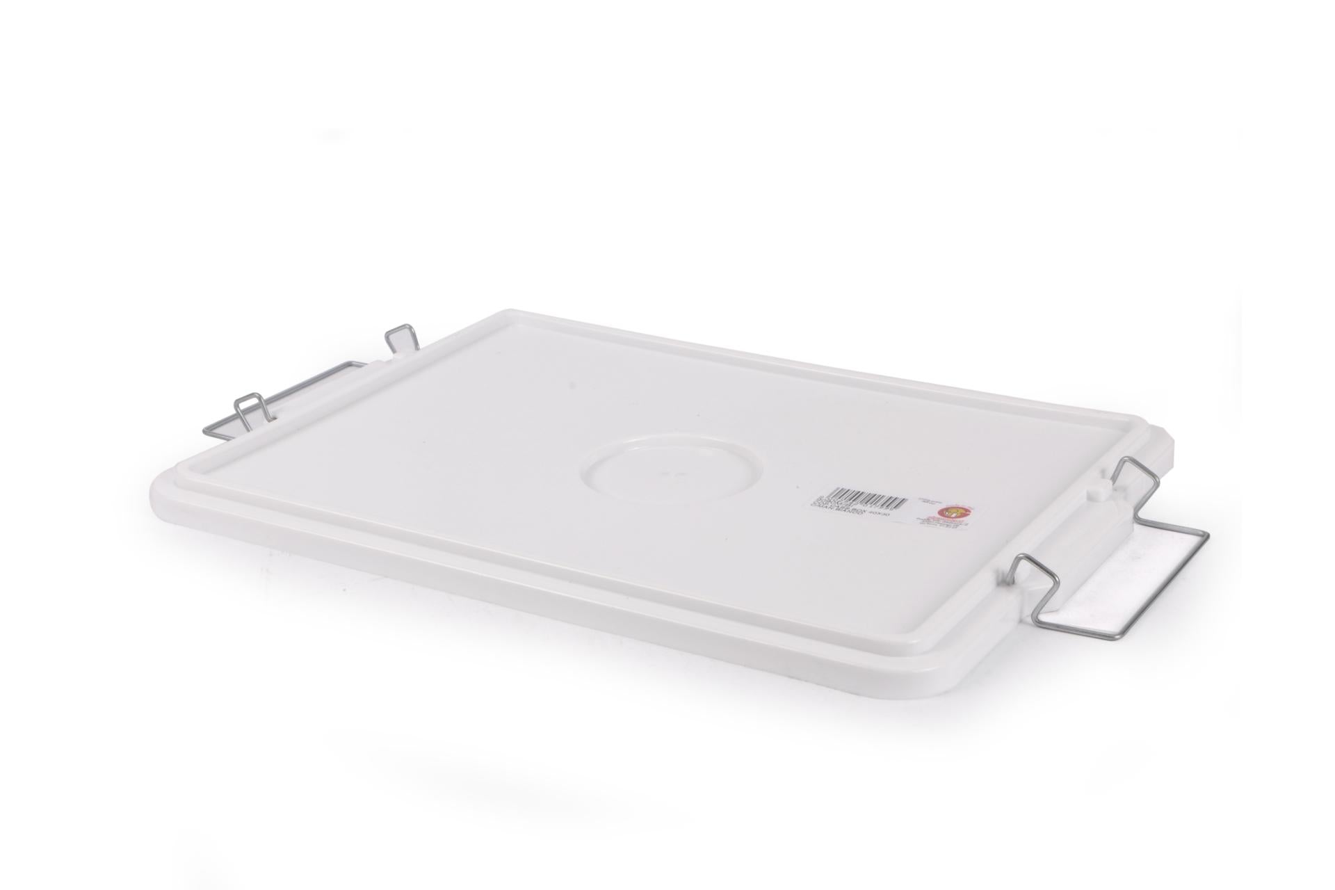 Giganplast Coperchio Bianco Con Manici Per Cassetta Sovrapponibile 40 x 30 cm
