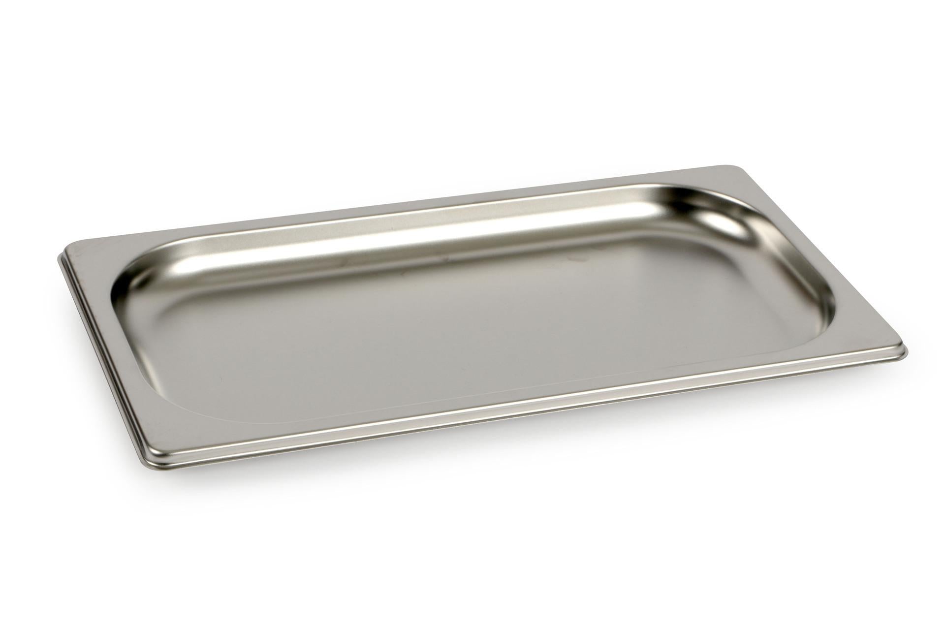 Mori2A Bacinella GN Inox 1/3 - 32 x 18 cm H.2 cm In Acciaio Inox