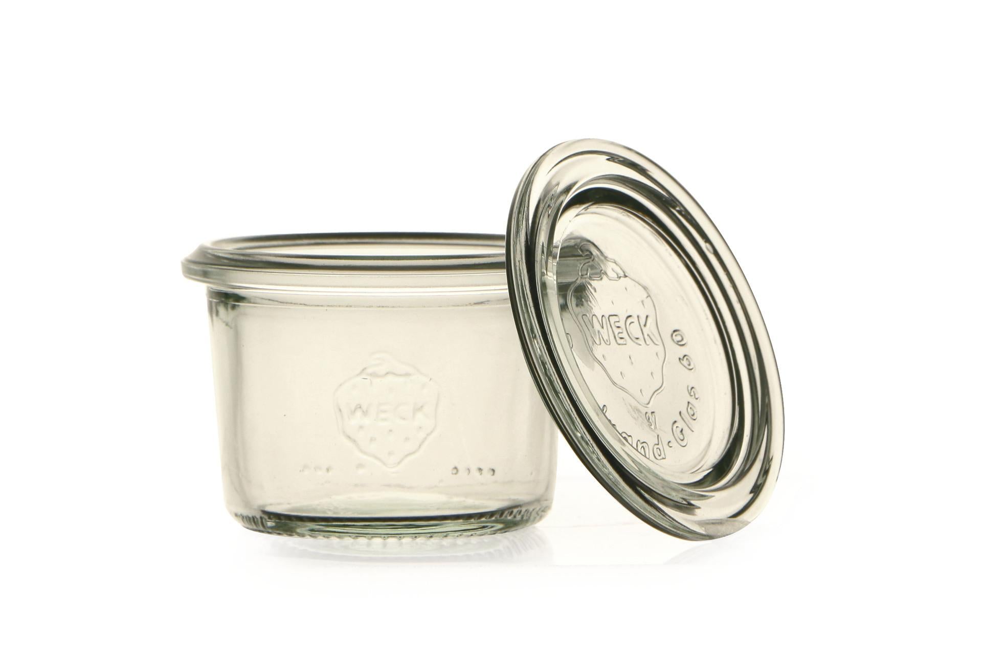 Weck Vasetto Cilindrico 60 ml - Adatto per Conserve e Vaso-Cottura - Set 24 Pz