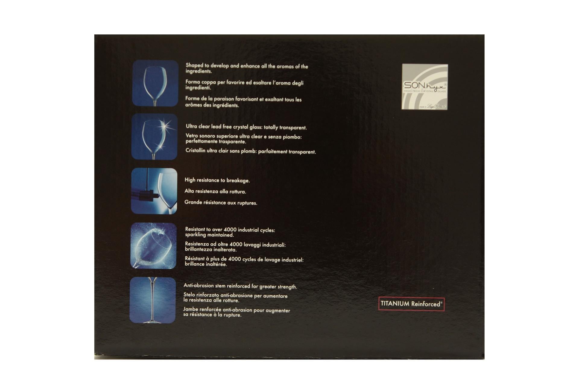 Bormioli Luigi Bach Set 16 Calici Martini 26 cl - Linea Elegante e Raffinata - Set 16 Pz 5
