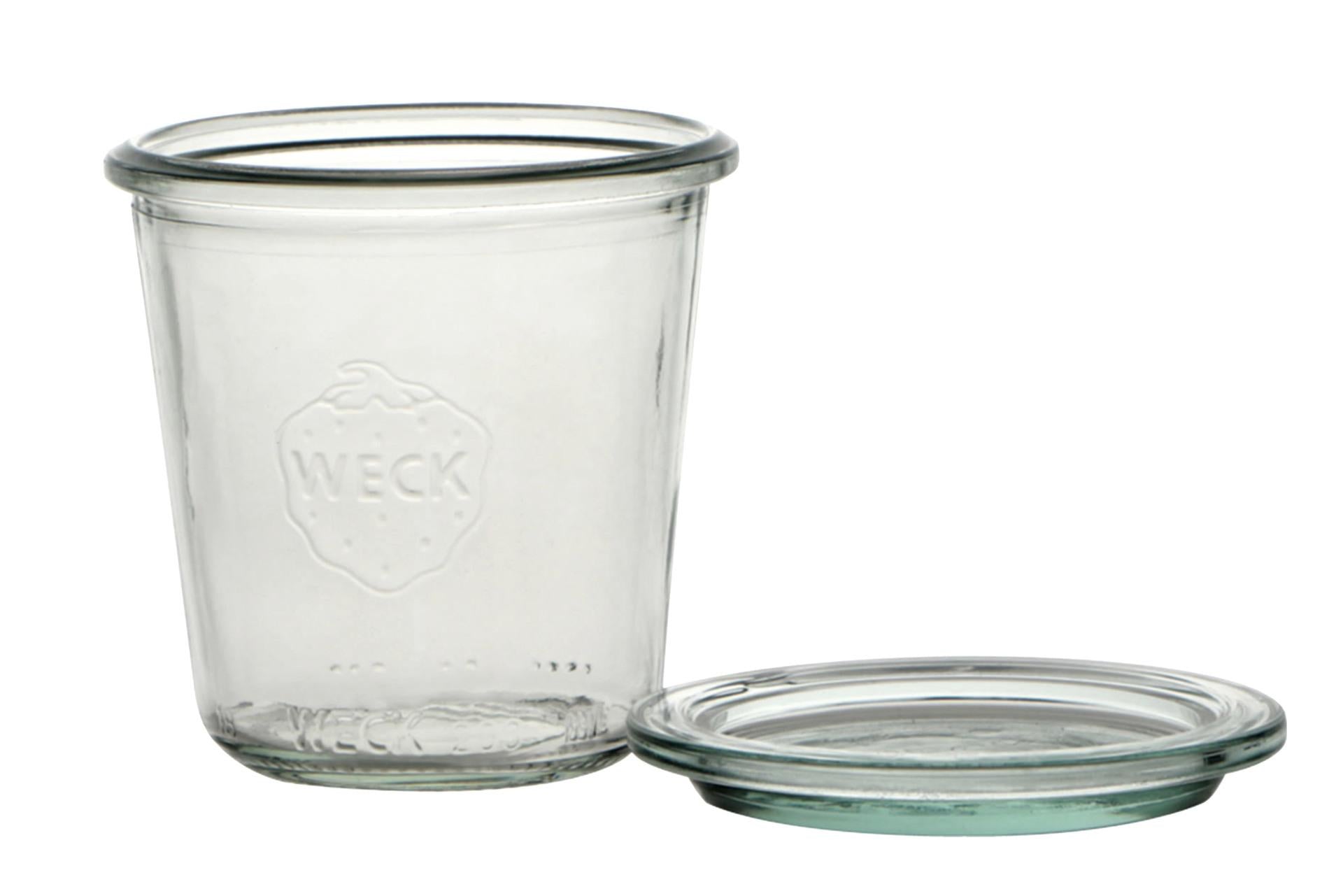 Weck Vasetto Cilindrico 140 ml - Ø60 mm Ideale per Conserve e Marmellate - Set 12 Pz