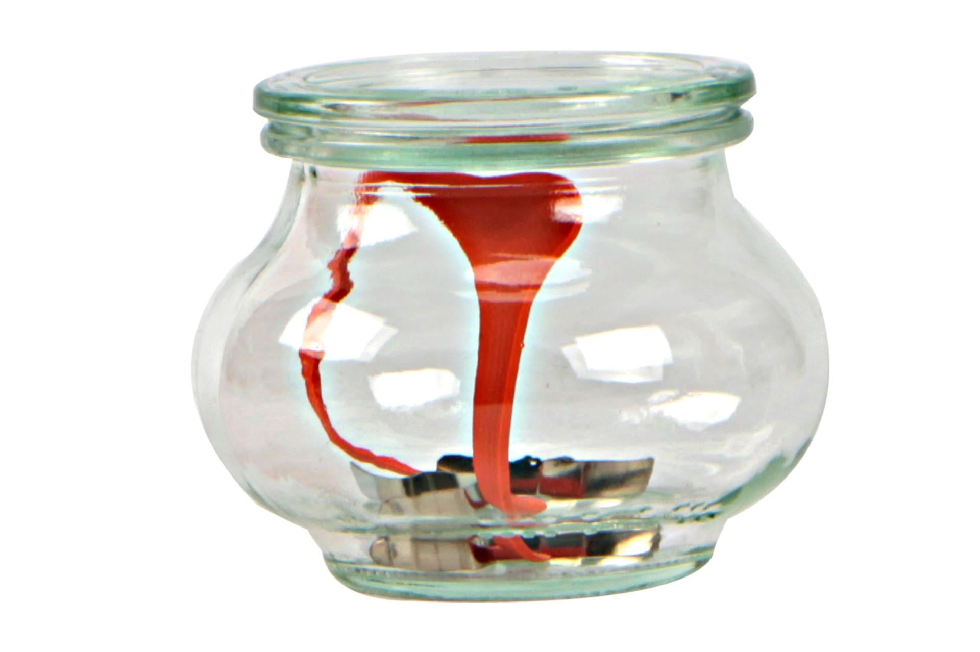 Weck R Deco Vasetto 1.06 L Con Coperchio 100 mm - Oggetto di Design e Conservazione - Set 4 Pz