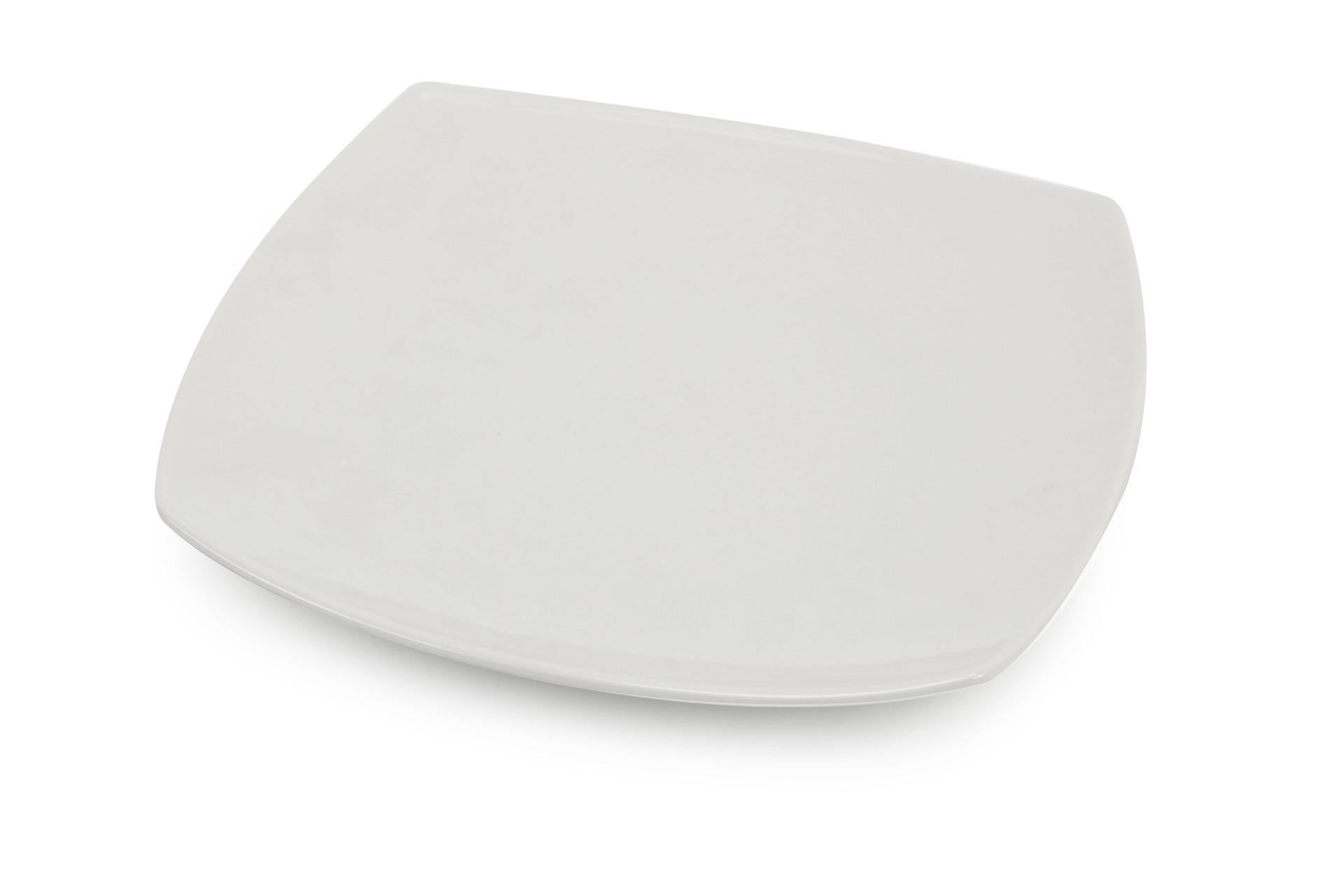 Saturnia Tokio Piatto Frutta Quadro 21 cm - Porcellana da Tavola - Set 6 Pz