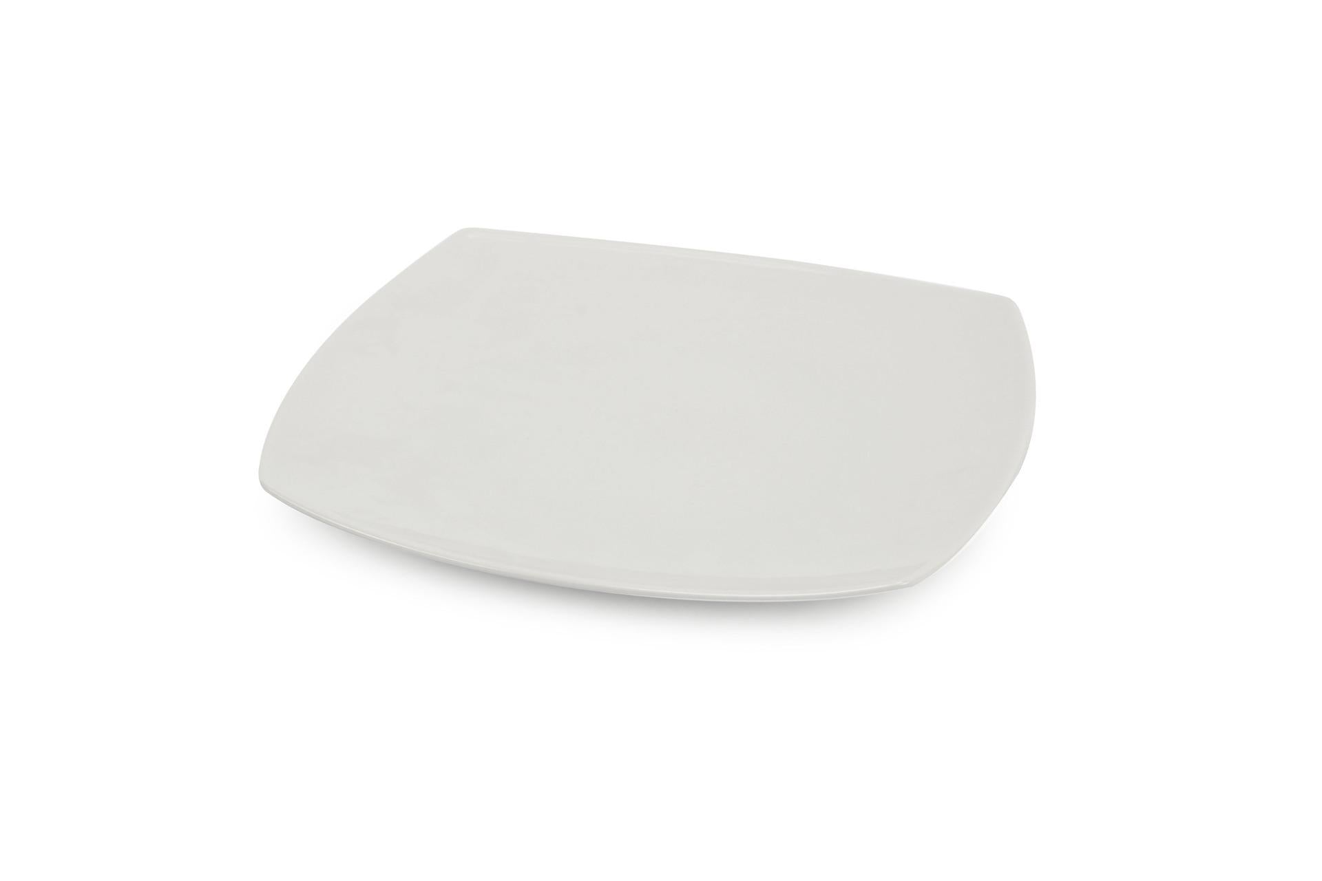 Saturnia Tokio Piatto Pane Quadro 17 cm - Porcellana da Tavola di Qualità - Set 10 Pz