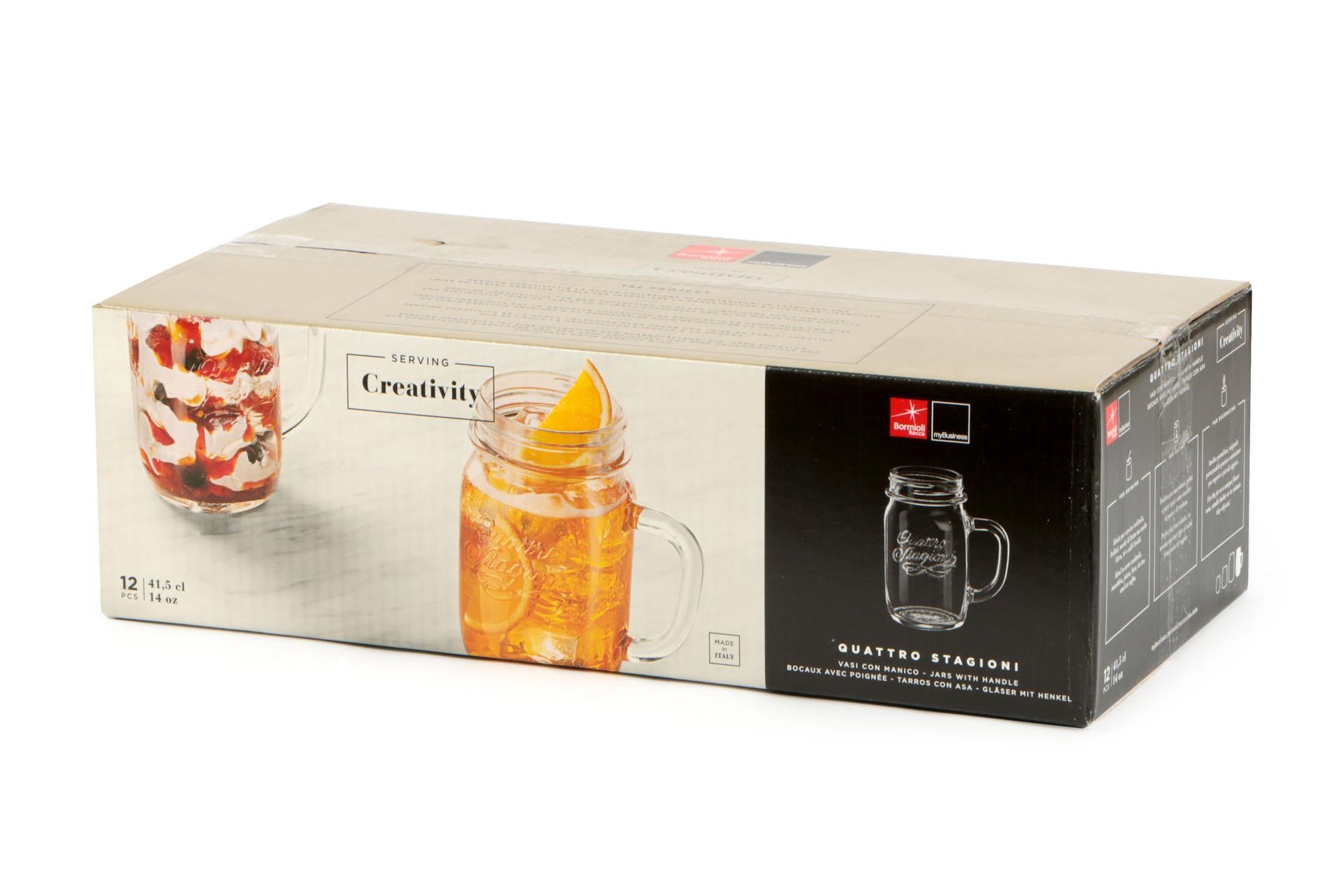 Bormioli Rocco Quattro Stagioni Vaso Con Manico 415 ml - Senza Capsula - Set 12 Pz 3