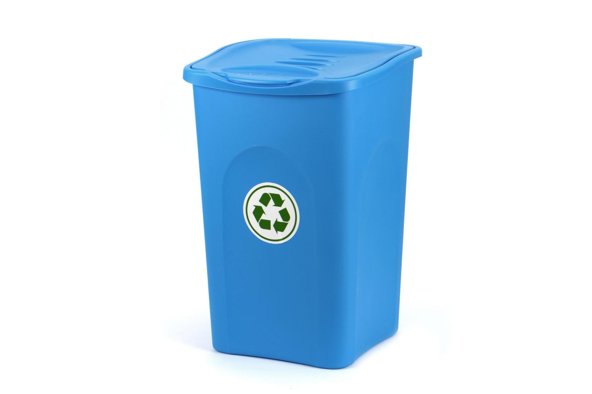 Stefanplast Be Green Pattumiera Blu 50L In Plastica Per Raccolta Differenziata