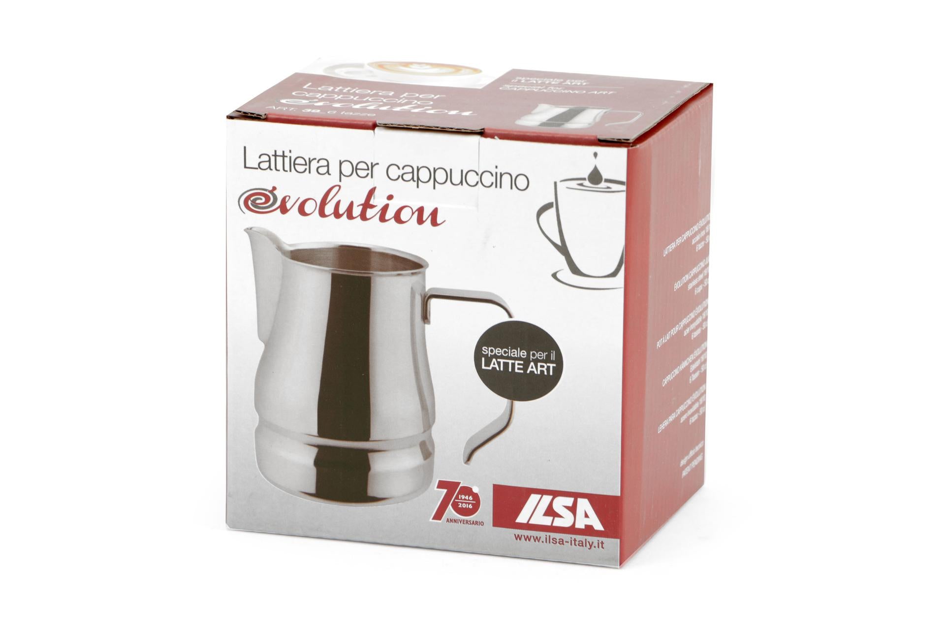 Ilsa Evolution Lattiera 12 Tazze 100 cl In Acciaio Inox 18/10 3
