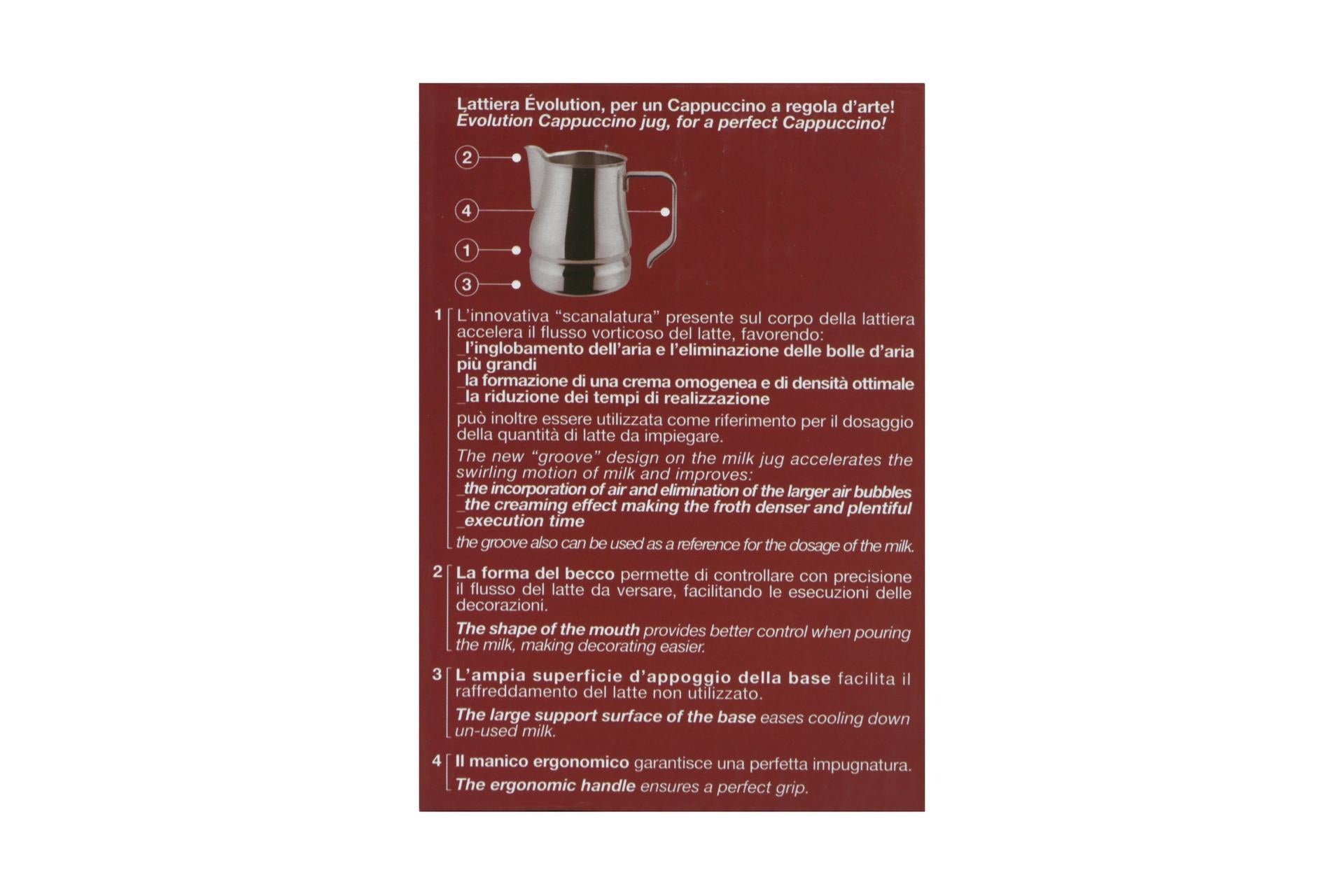 Ilsa Evolution Lattiera 12 Tazze 100 cl In Acciaio Inox 18/10 4