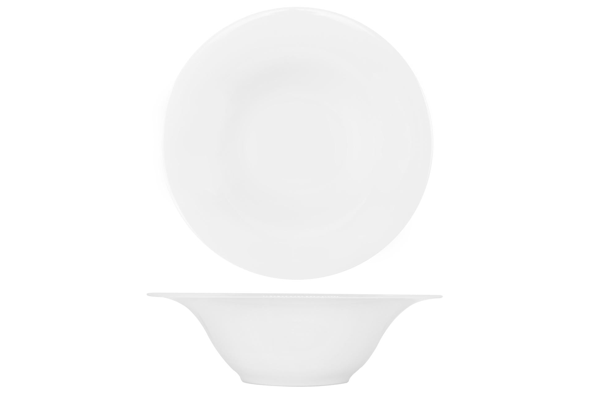 Lubiana Jupiter Piatto Pasta Bowl Ø27 cm In Porcellana Bianca - Set 6 Pz