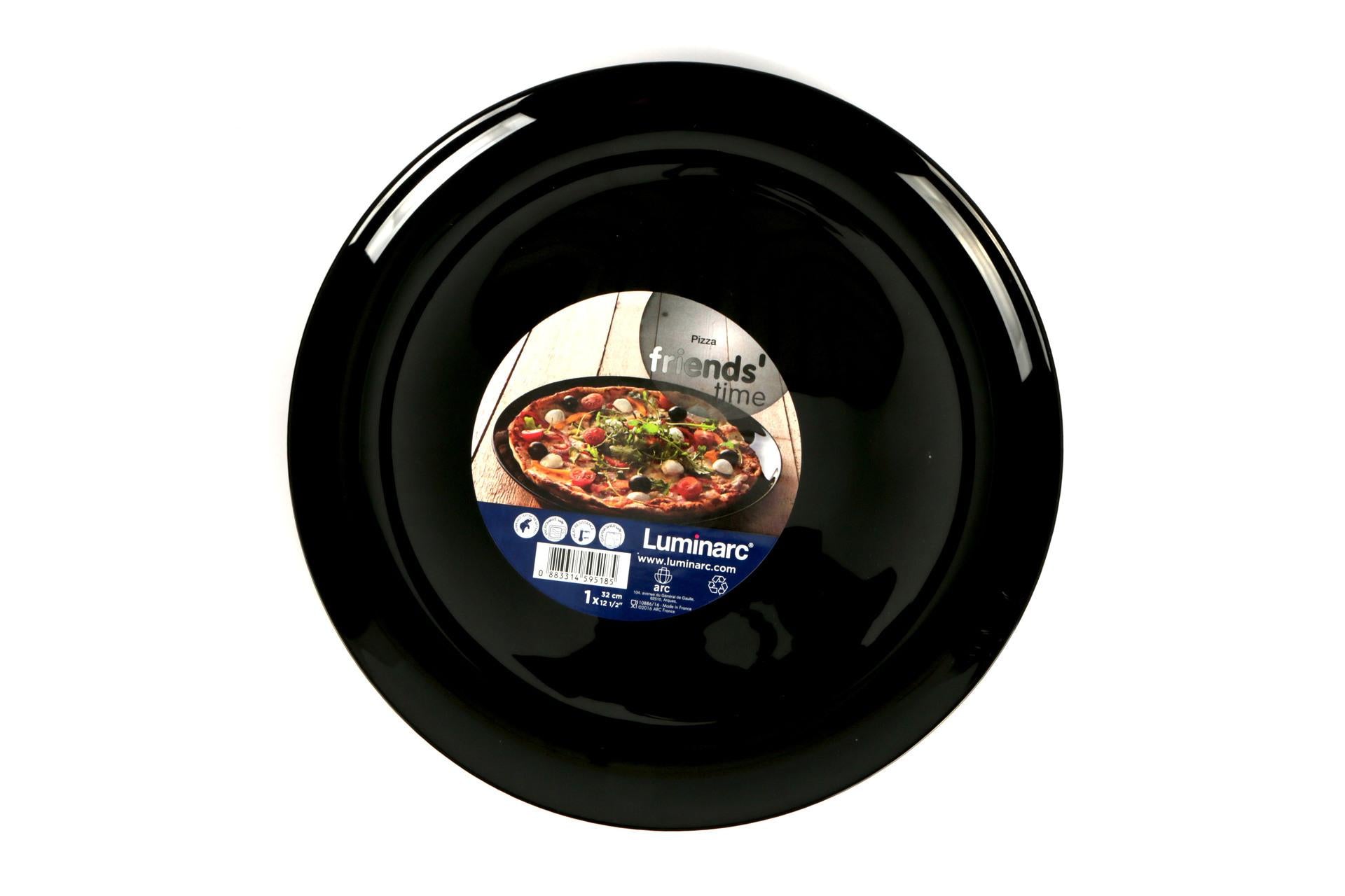 Arcoroc Evolution Black Piatto Pizza-Portata Ø32 cm - Resistente agli Shock Termici - Set 6 Pz 4