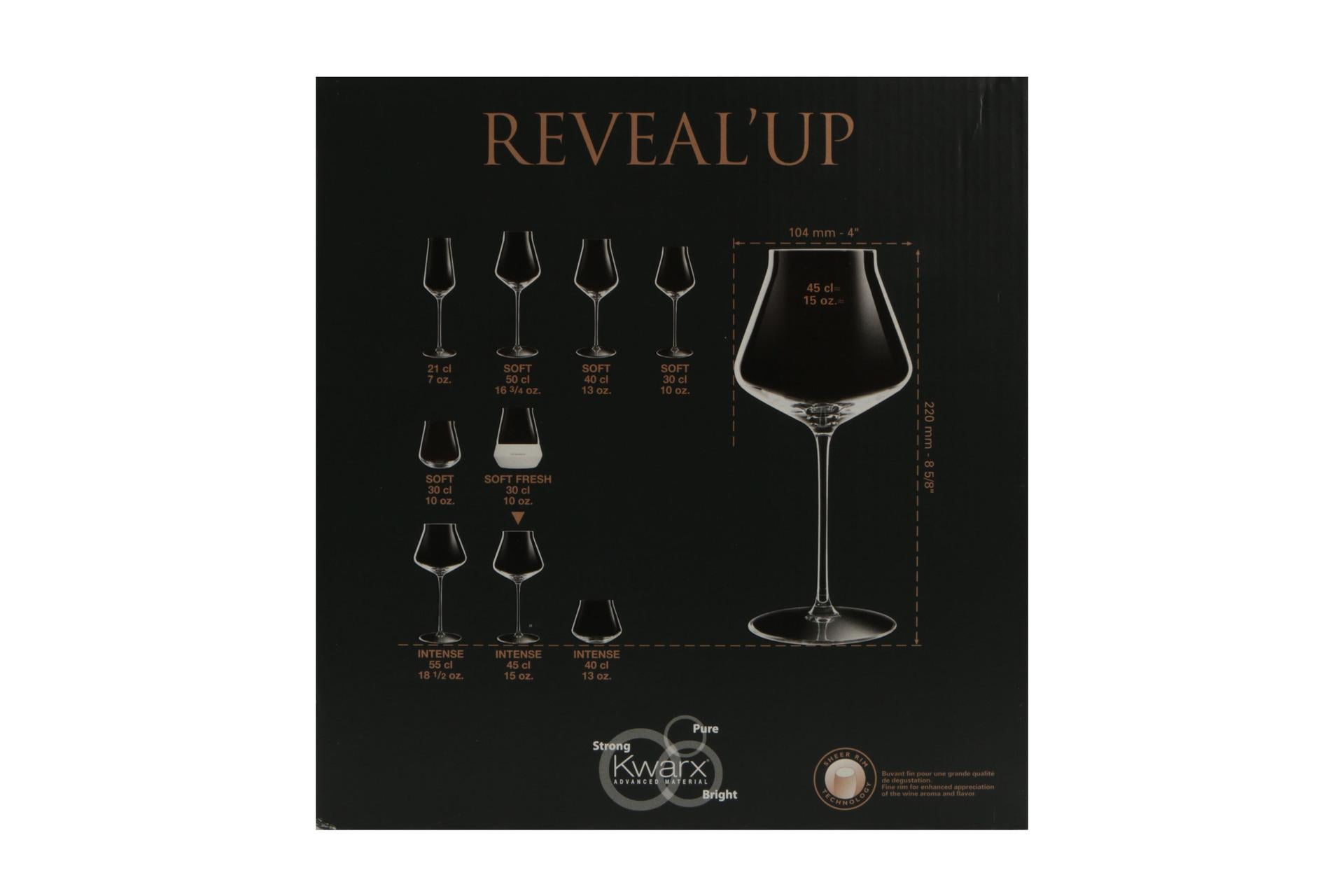 Arcoroc Reveal Up Calice Soffiato Intense 45 cl - Linea Elegante per Servizio Vino al Bicchiere - Set 6 Pz 7