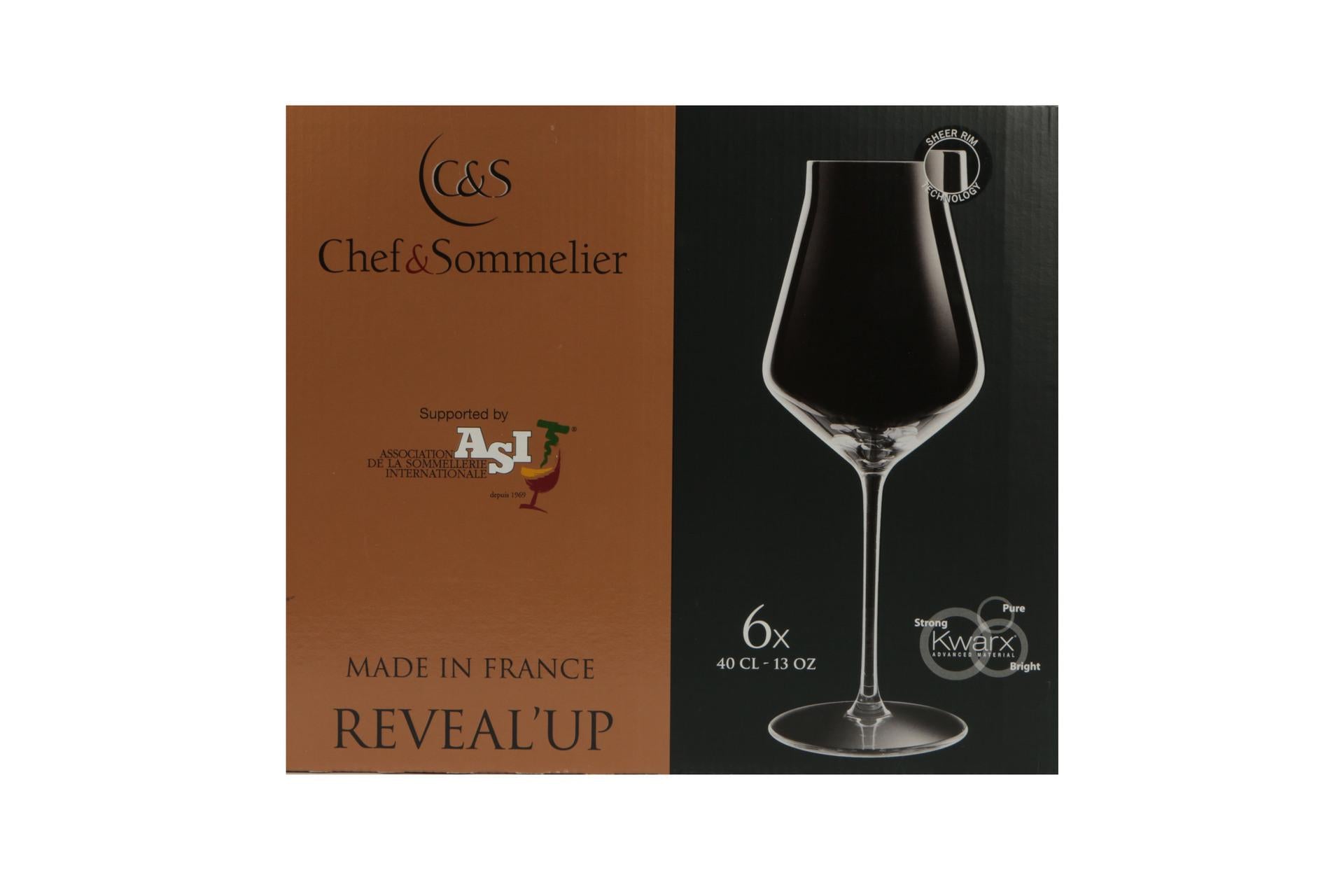 Arcoroc Reveal Up Calice Vetro Soffiato 40 cl - Linea Elegante per Servizio Vino al Bicchiere - Set 6 Pz 6