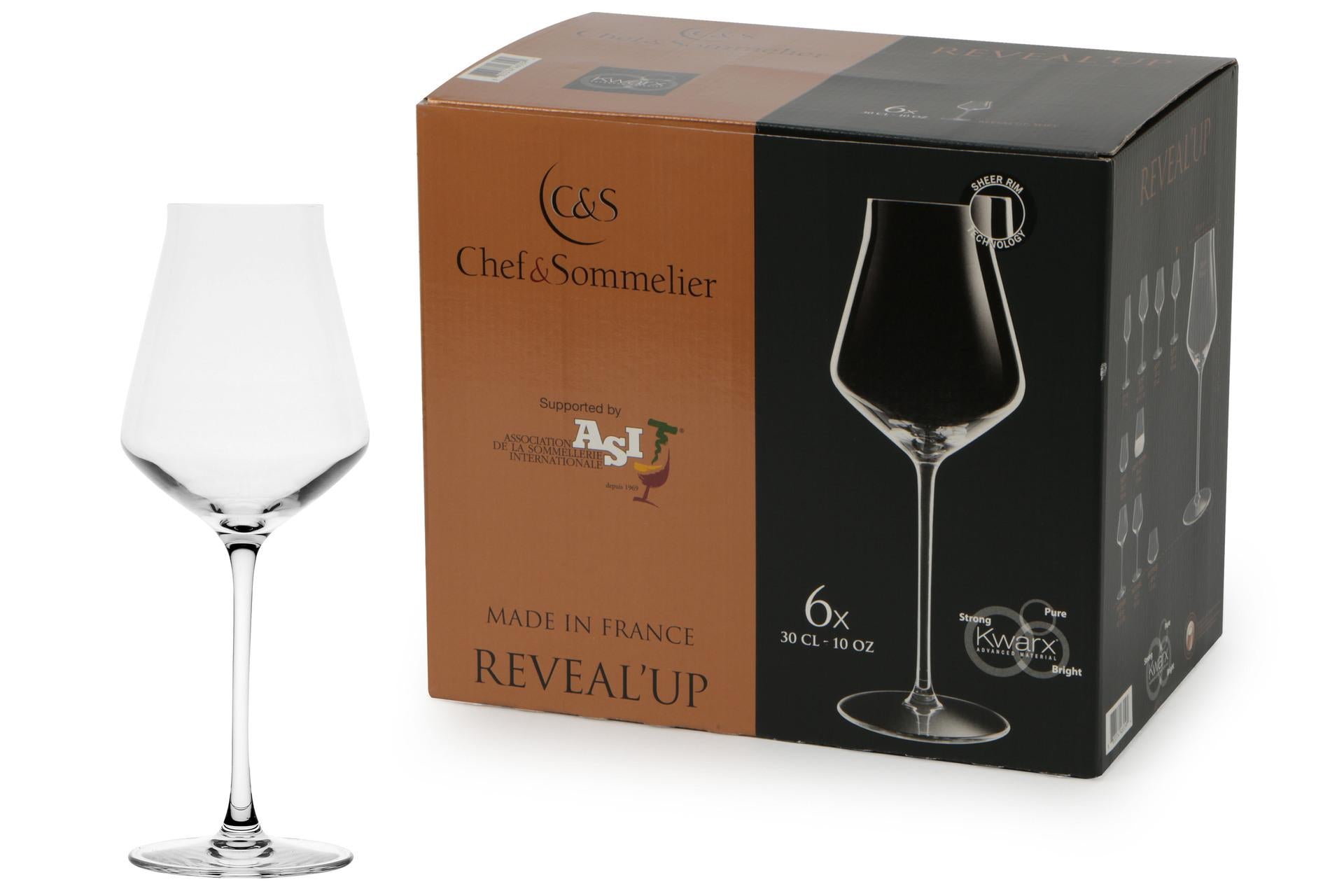 Arcoroc Reveal Up Calice Vino Soft 30 cl - Linea Elegante per Servizio Vino al Bicchiere - Set 6 Pz