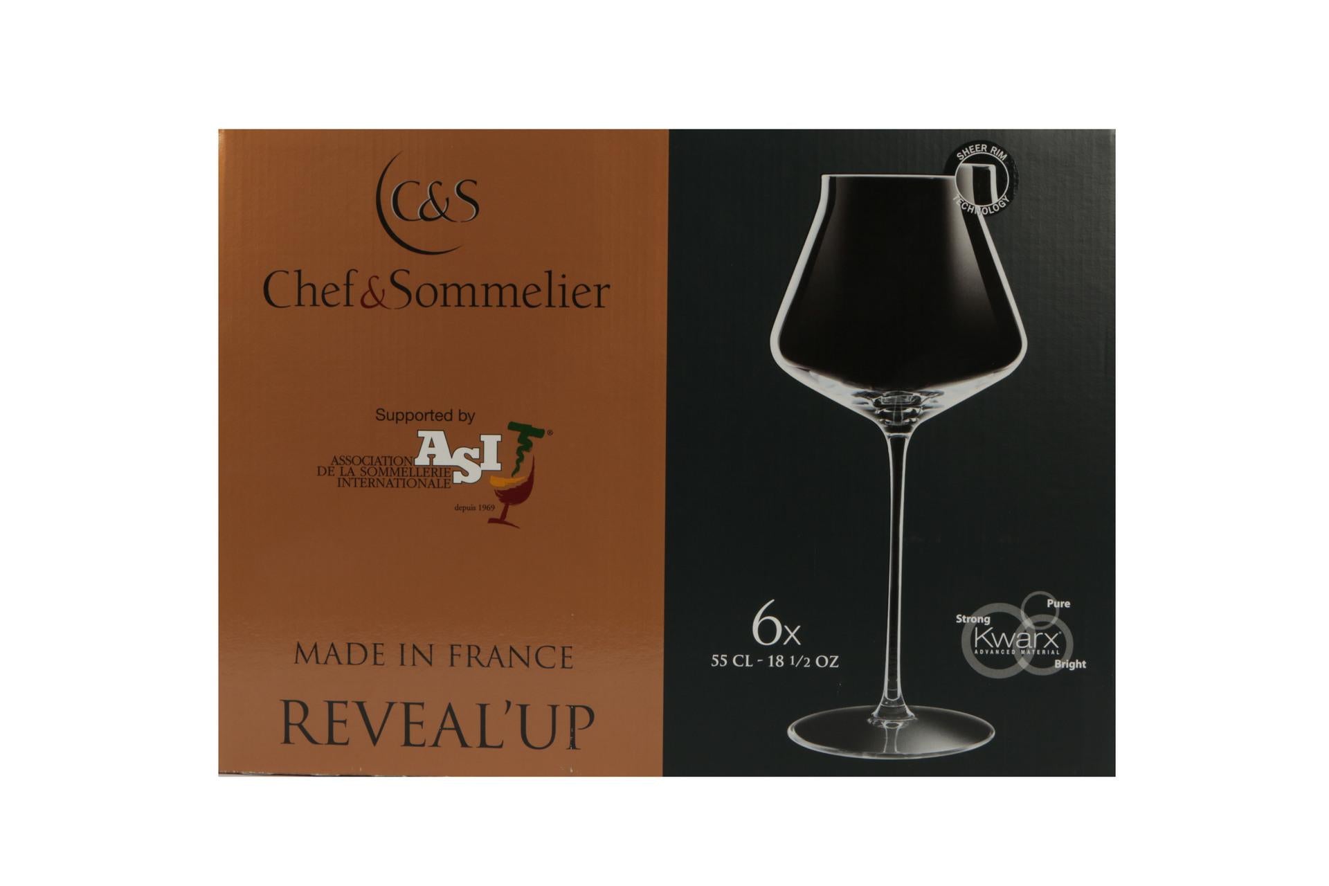 Arcoroc Reveal Up Calice Vino Intense 55 cl - Linea Elegante per Servizio Vino al Bicchiere - Set 6 Pz 6