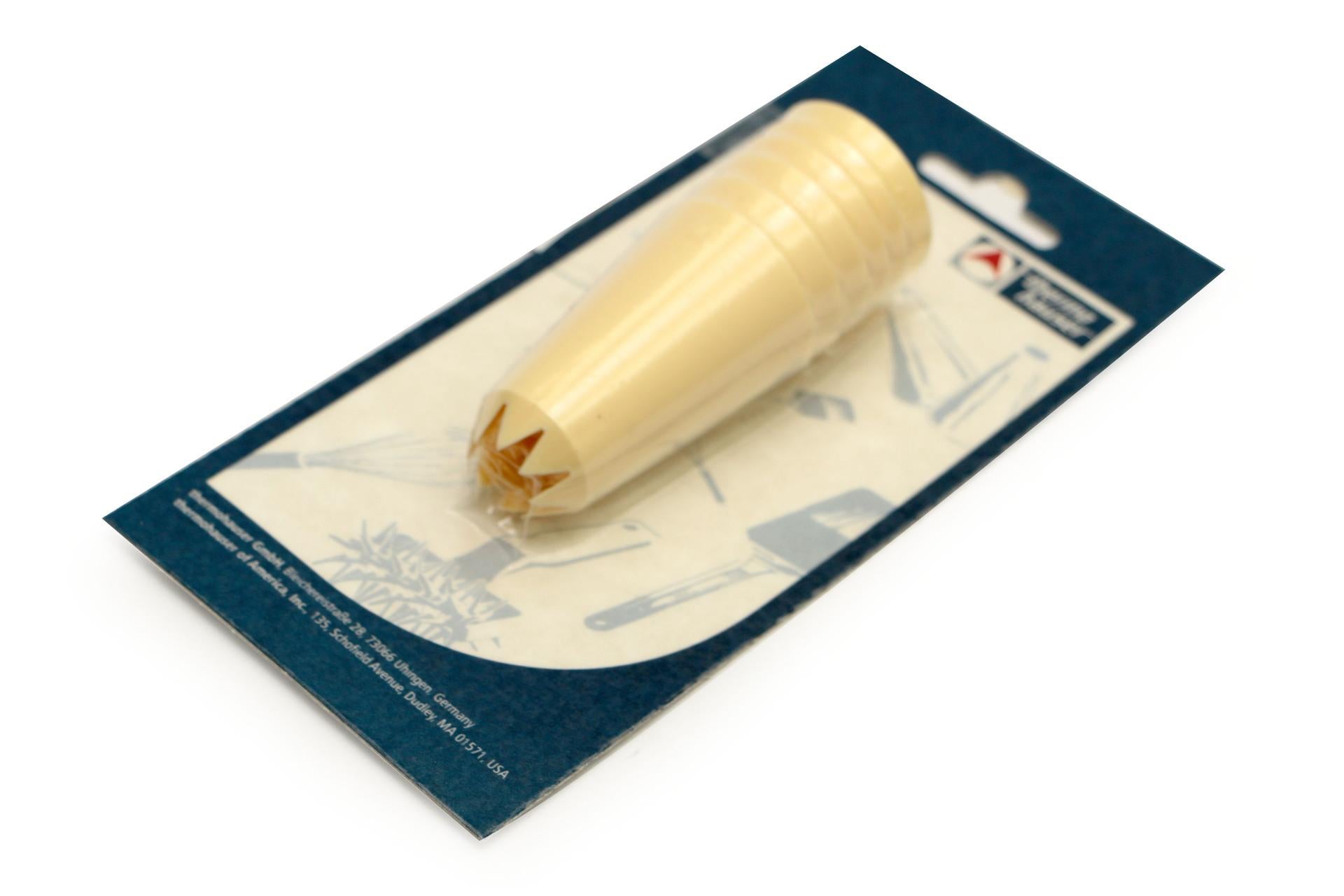 Thermohauser Set 6 Bocchette Plastica Per Sac à Poche - Foro Stella Per Decorare Torte e Cupcakes - Set 6 Pz