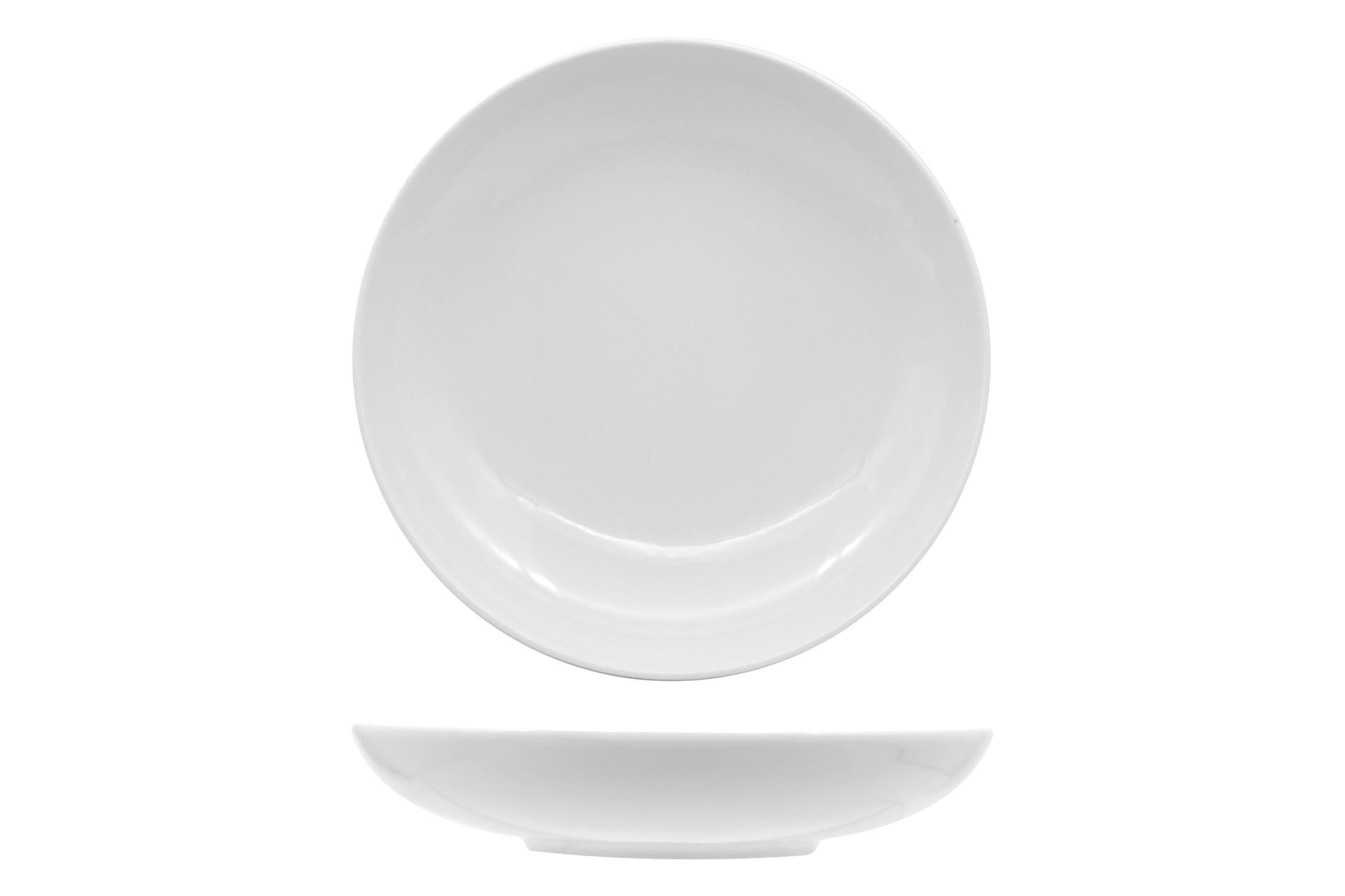 Saturnia Siviglia Piatto Fondo Ø22 cm - Stile Minimalista - Set 12 Pz