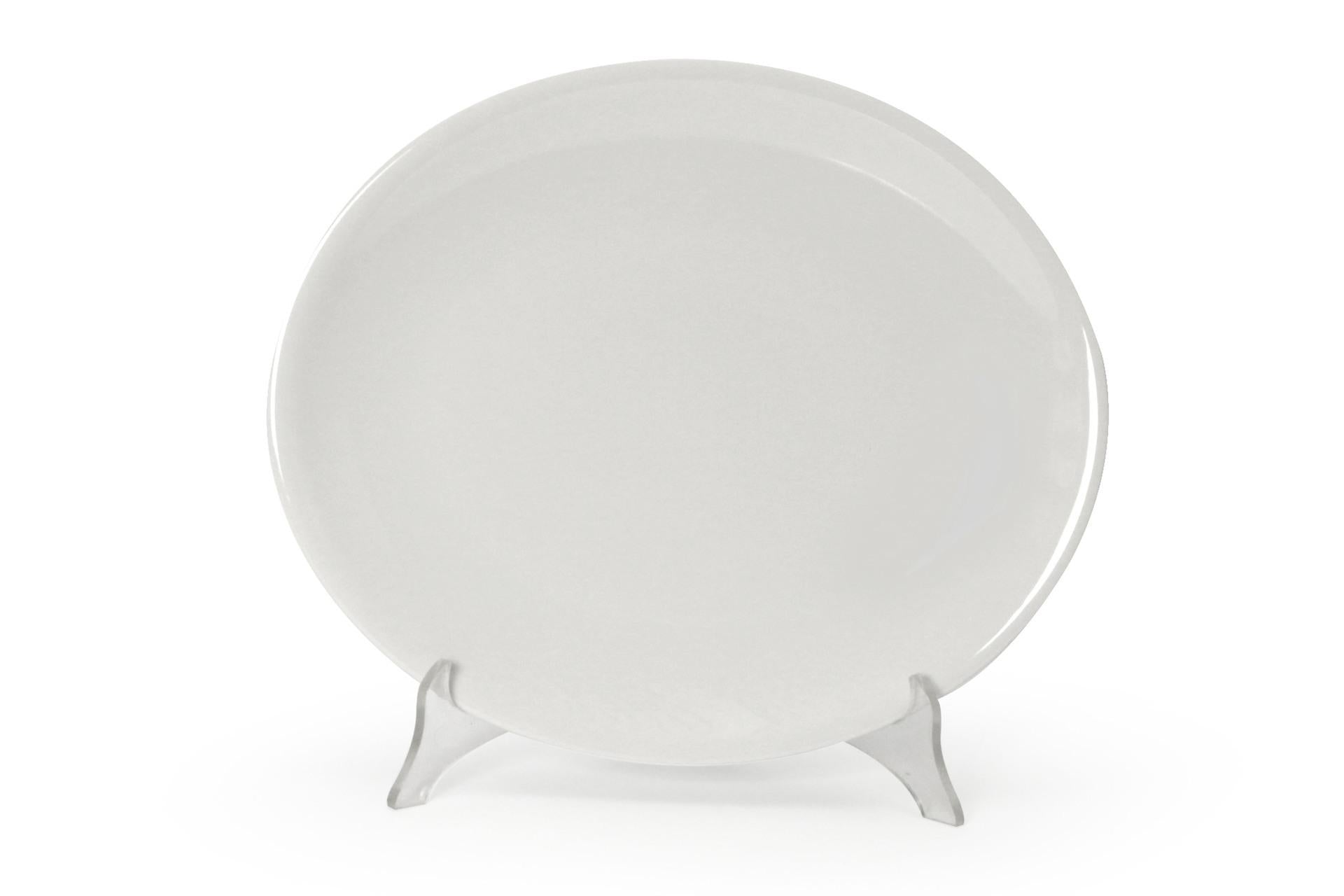 Saturnia Siviglia Piatto Ovale 28 cm - Stile Minimalista - Set 10 Pz