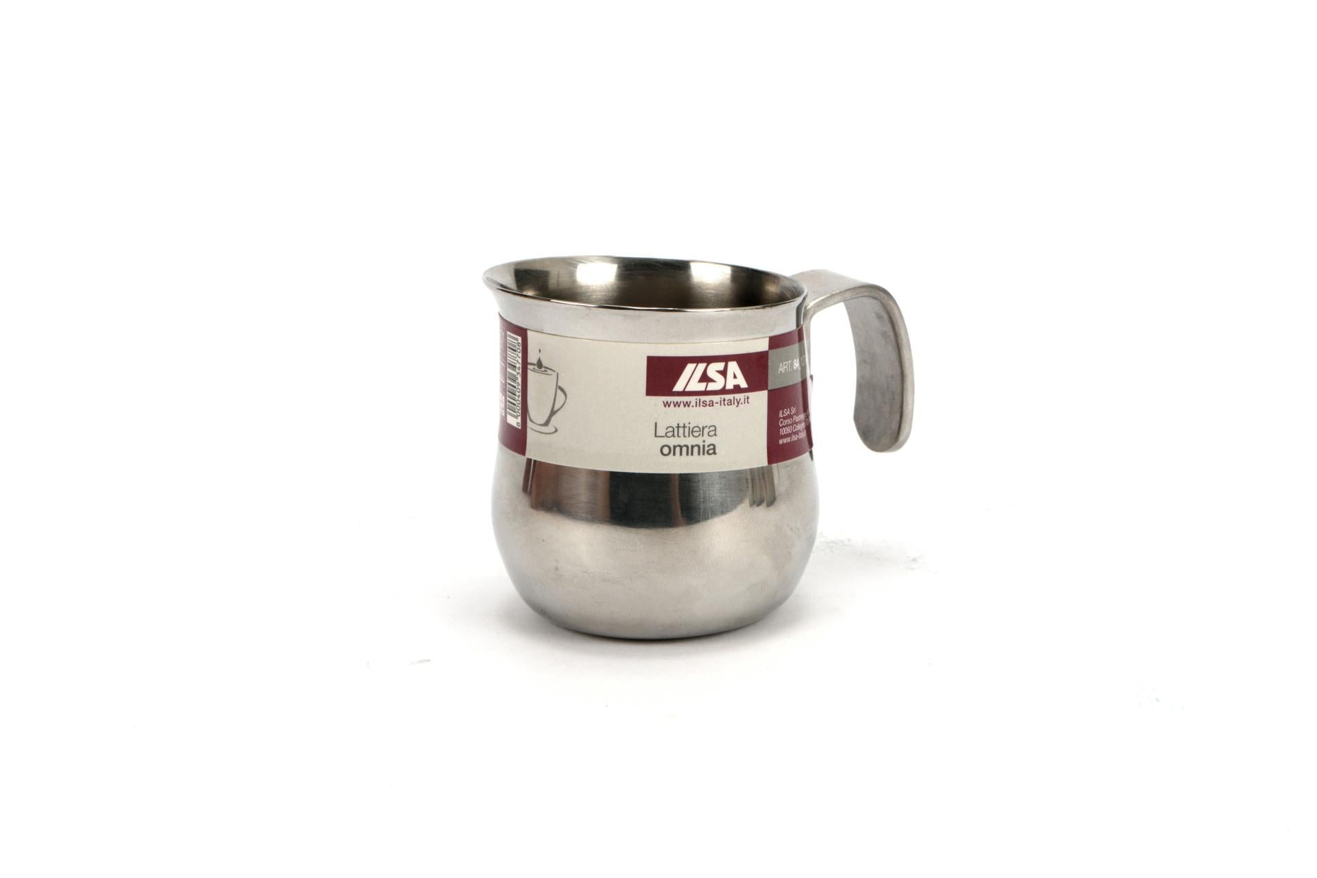 Ilsa Omnia Lattiera 1-2 Tazza 8 cl In Acciaio Inox - Senza Fondo per Induzione
