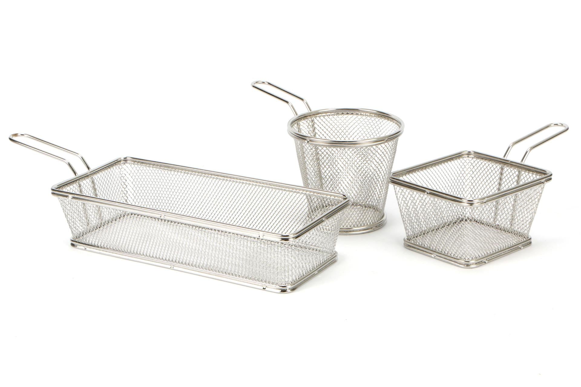Ilsa Mini Cesto Fritti Tondo Ø10 cm In Acciaio Inox 3