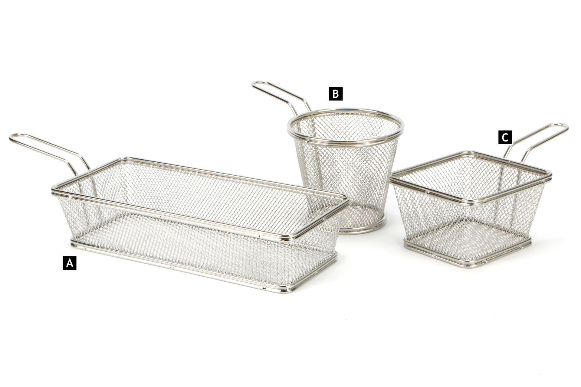 Ilsa Mini Cesto Fritti Tondo Ø10 cm In Acciaio Inox 4