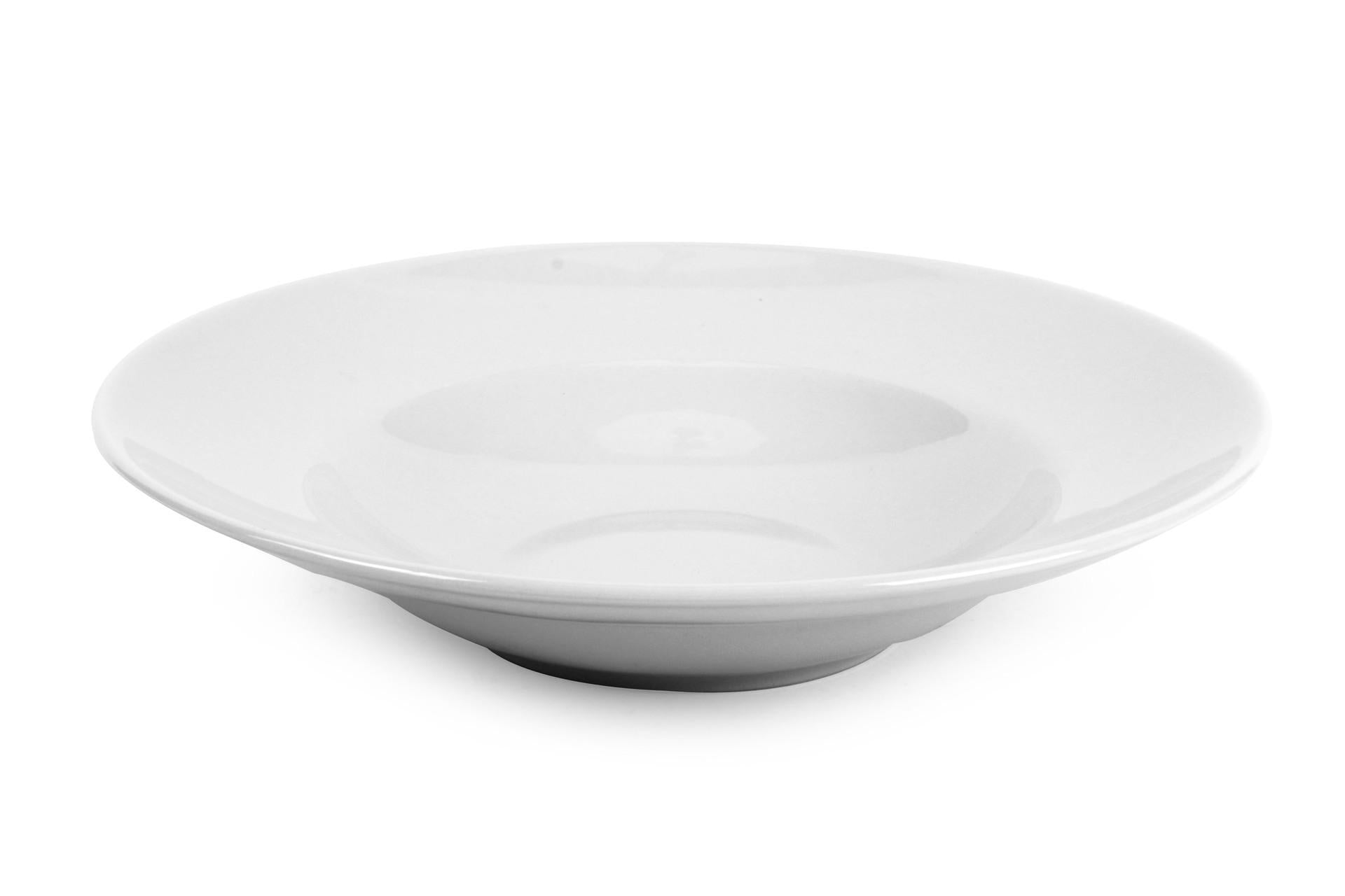 Saturnia Napoli Bianco Pasta Bowl Ø30 cm In Porcellana - Set 6 Pz