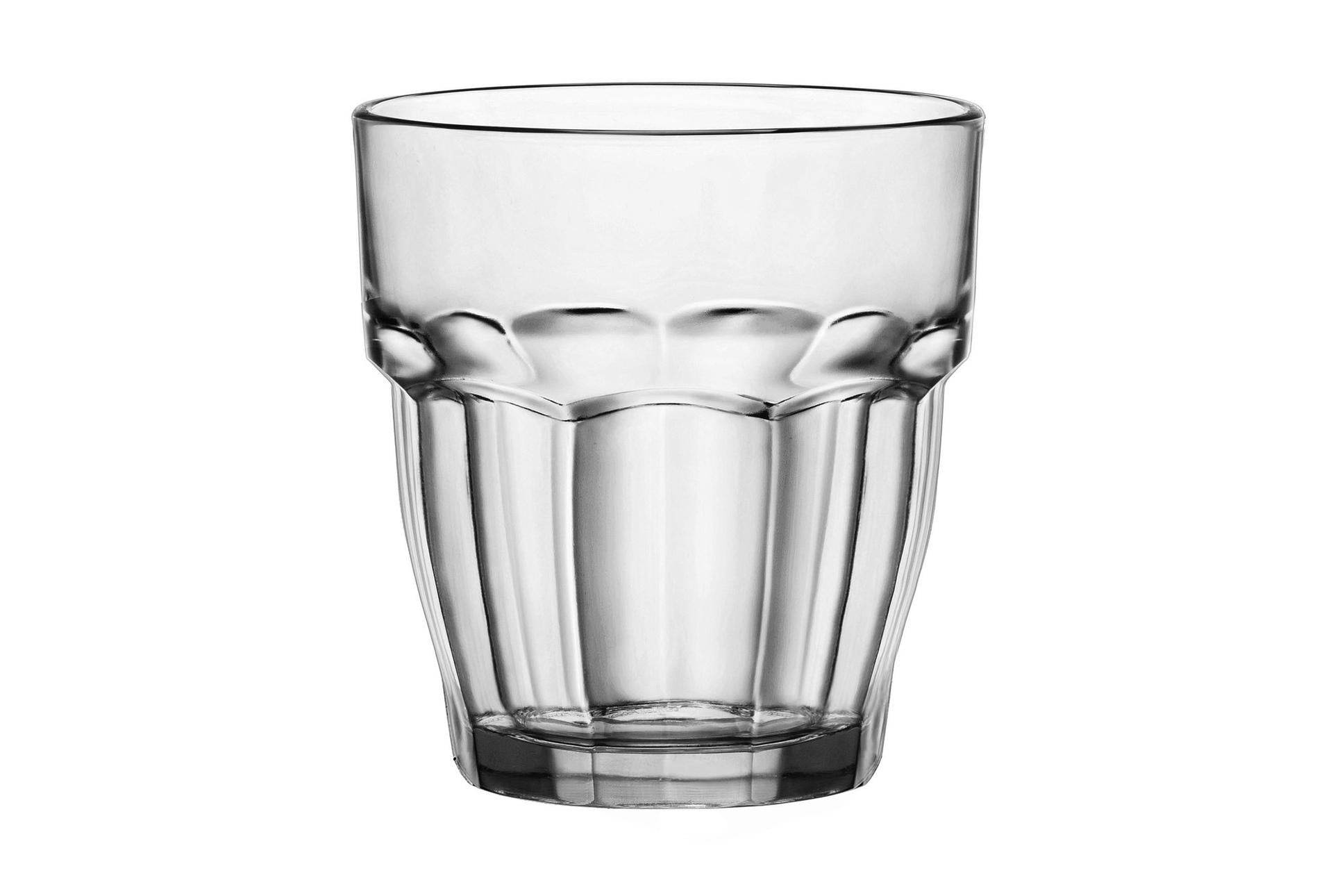 Bormioli Rocco Rock Bar Set 36 Bicchieri Juice 20 cl - Trasparente e Impilabile - Set 36 Pz