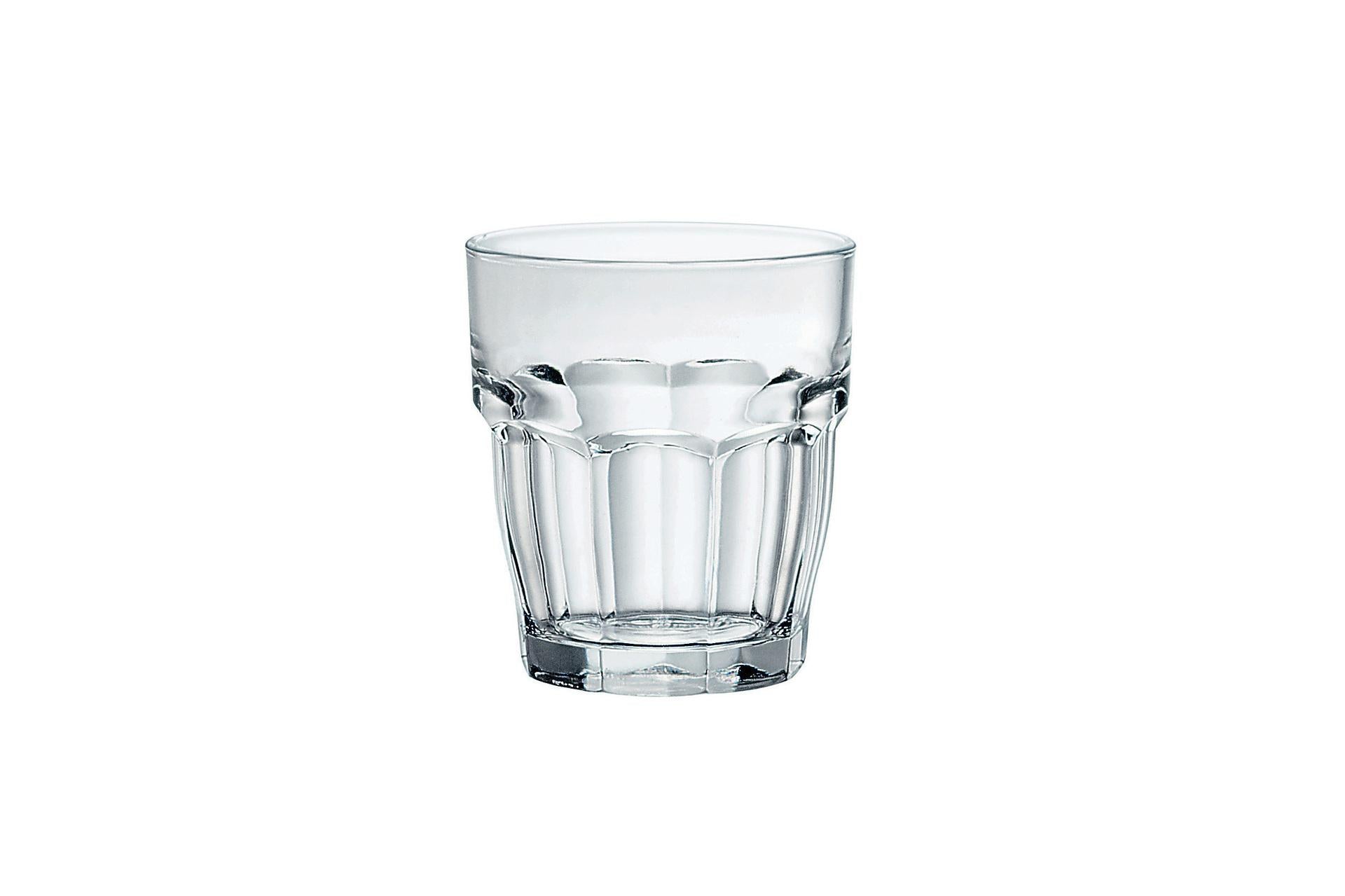 Bormioli Rocco Rock Bar Set 36 Bicchieri Acqua 27 cl - Trasparenti e Impilabili - Set 36 Pz