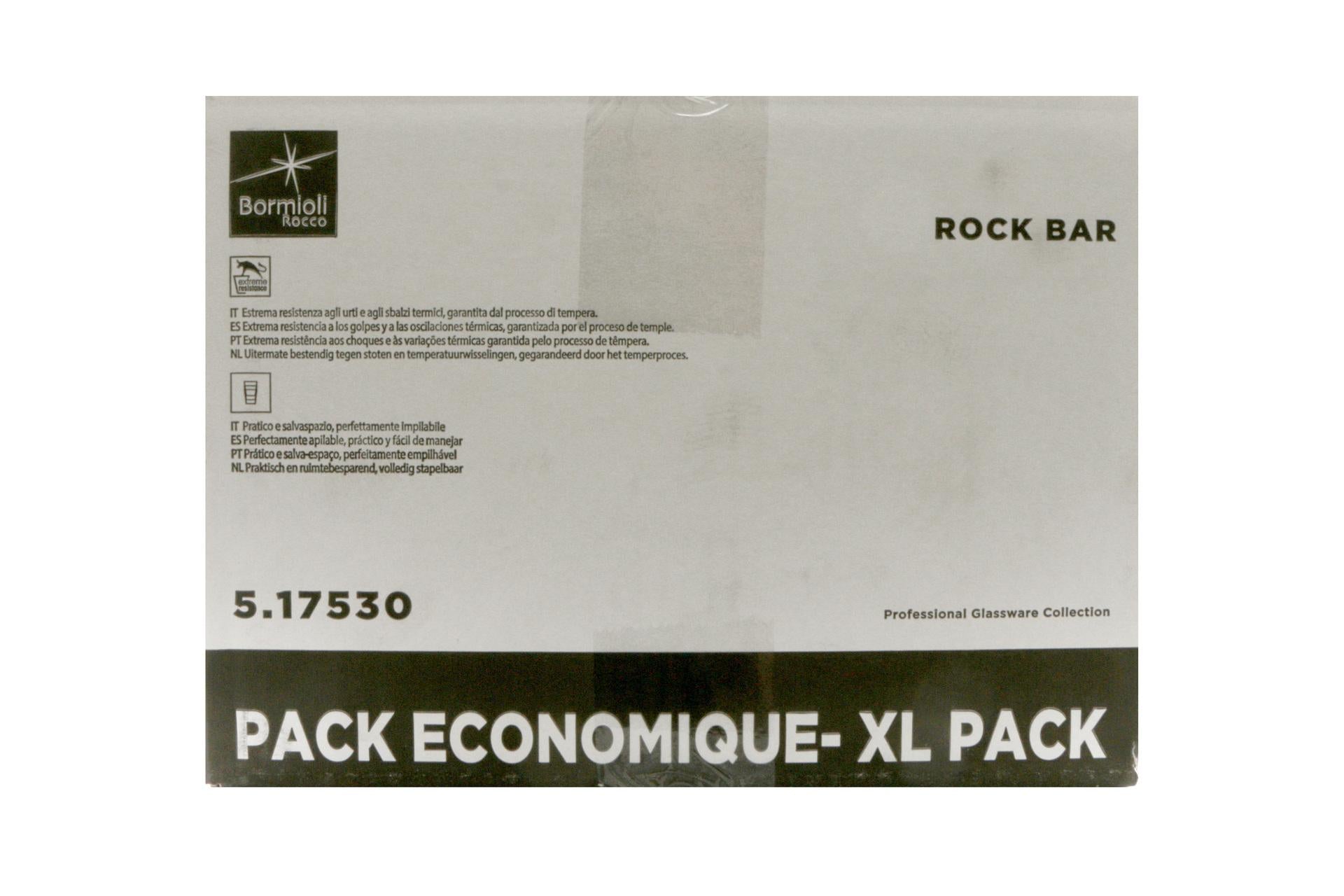 Bormioli Rocco Rock Bar Set 36 Bicchieri Acqua 27 cl - Trasparenti e Impilabili - Set 36 Pz 5