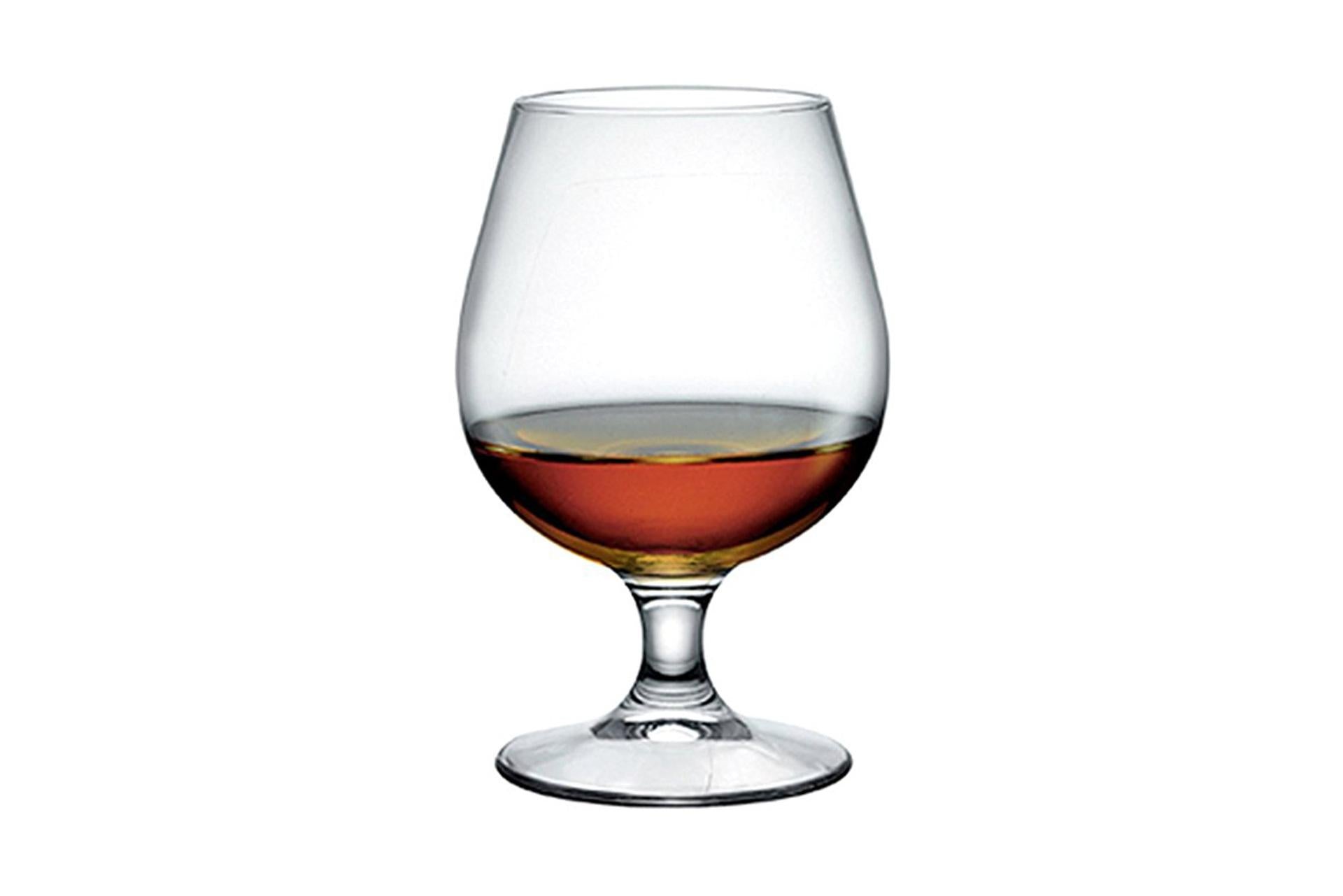 Bormioli Rocco Globo Calice Cognac 25 cl - Collezione Calici Brandy Versatili per Ristorazione - Set 12 Pz