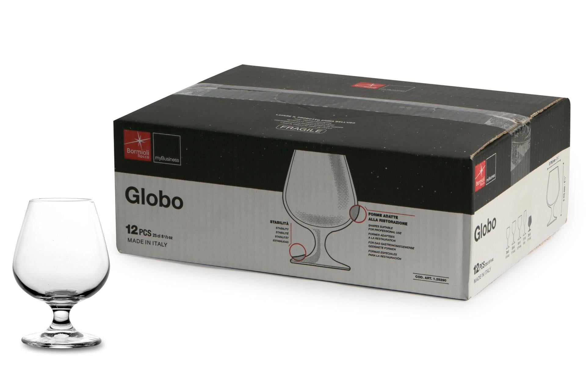 Bormioli Rocco Globo Calice Cognac 25 cl - Collezione Calici Brandy Versatili per Ristorazione - Set 12 Pz 3