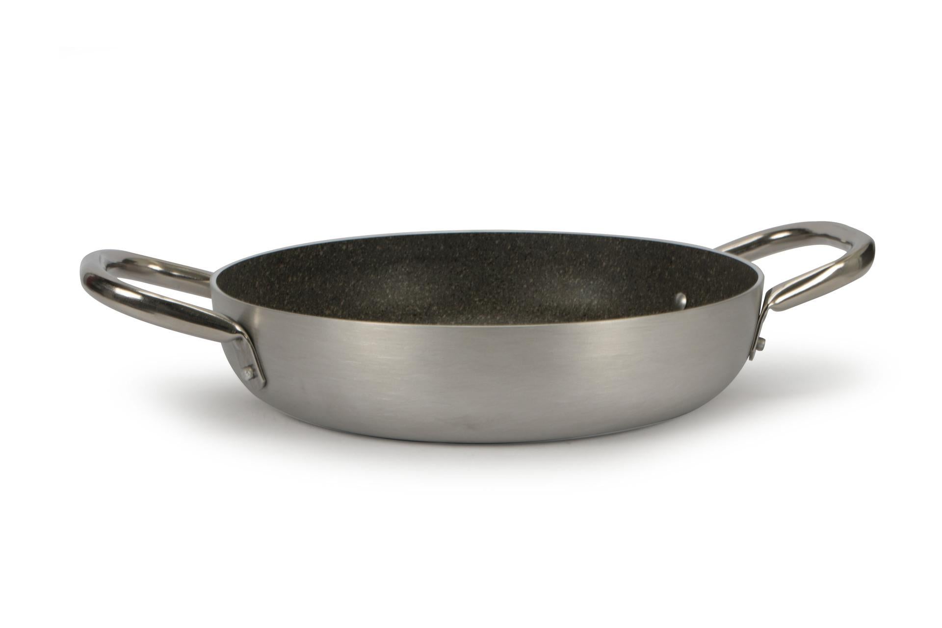 Ballarini Professionale Tegame 2 Maniglie Ø36 cm Serie 2800 - Antiaderente Kerastone Granite In Alluminio