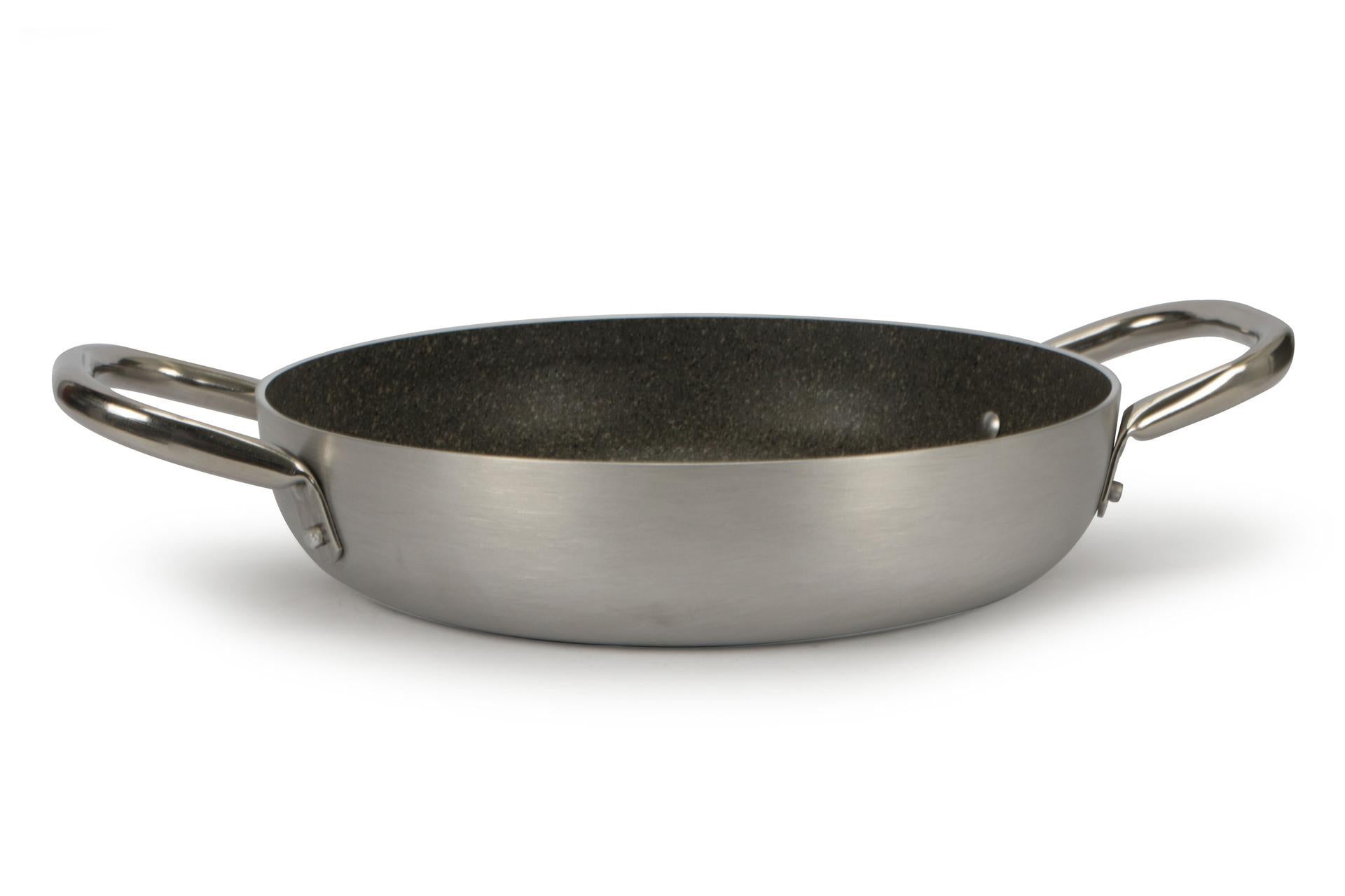 Ballarini Professionale Tegame 2 Maniglie Ø40 cm - Kerastone Granite Antiaderente In Alluminio