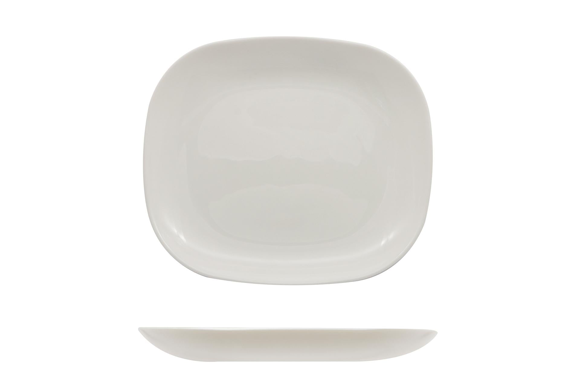 Arcoroc Evolution Solutions Set 6 Piatti Snack 21.5x19 cm In Vetro Opale - Set 6 Pz