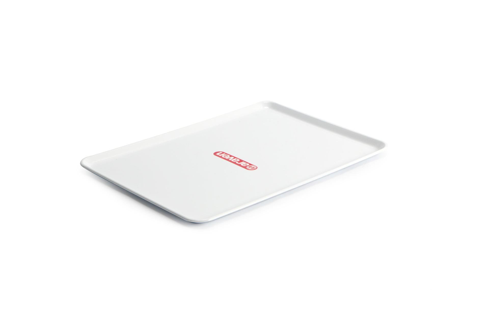 Araven Vassoio Bianco H.1.2 cm - 28 x 19 cm Design Funzionale
