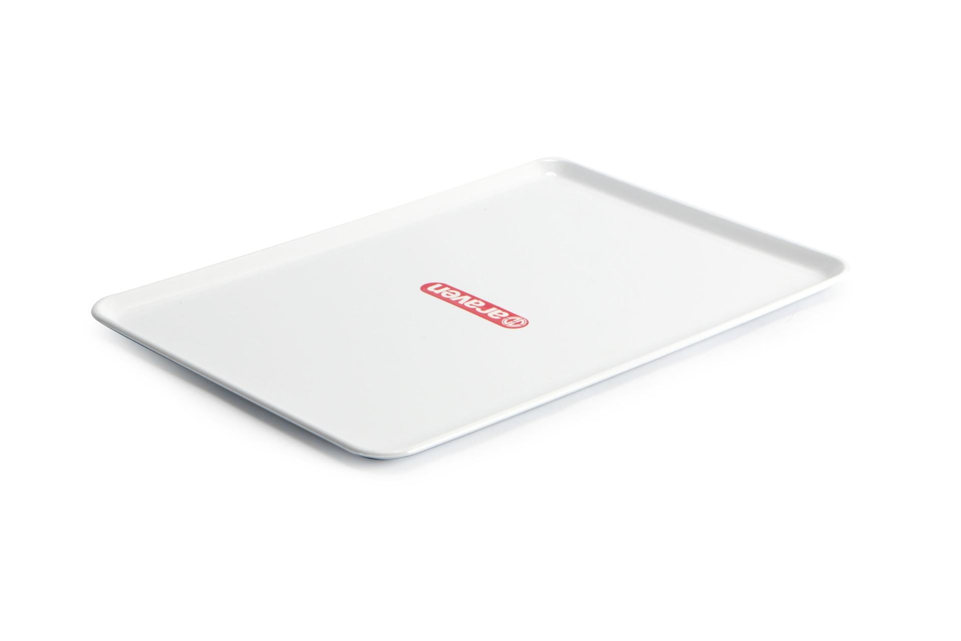 Araven Vassoio Bianco H.1.2 cm - 35 x 24 cm Design Funzionale