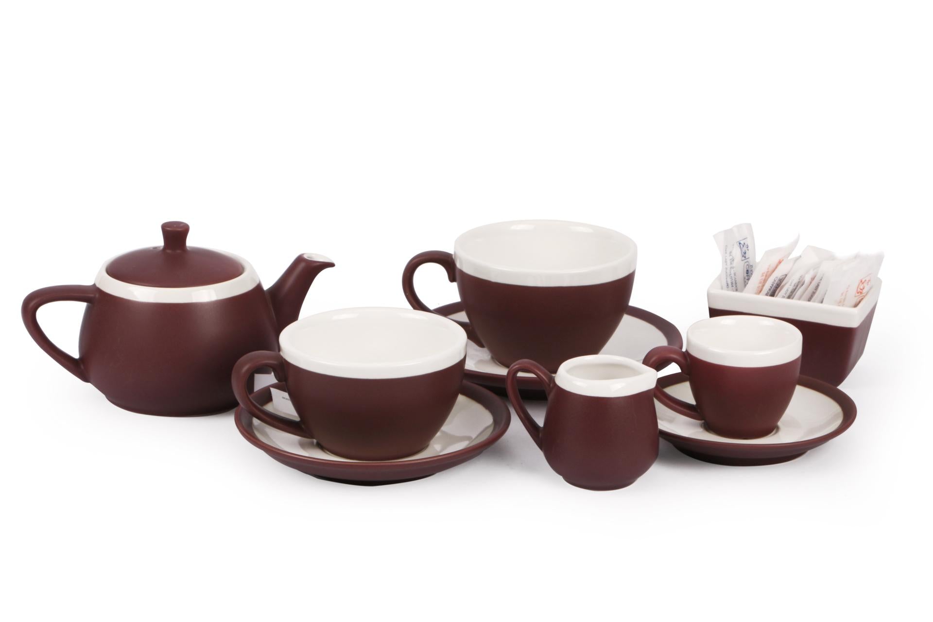 Import Tavola Professional Coffee E Co. Lattiera 90cc Marrone - Linea Doppio Spessore In Tinta Unita - Set 6 Pz 4