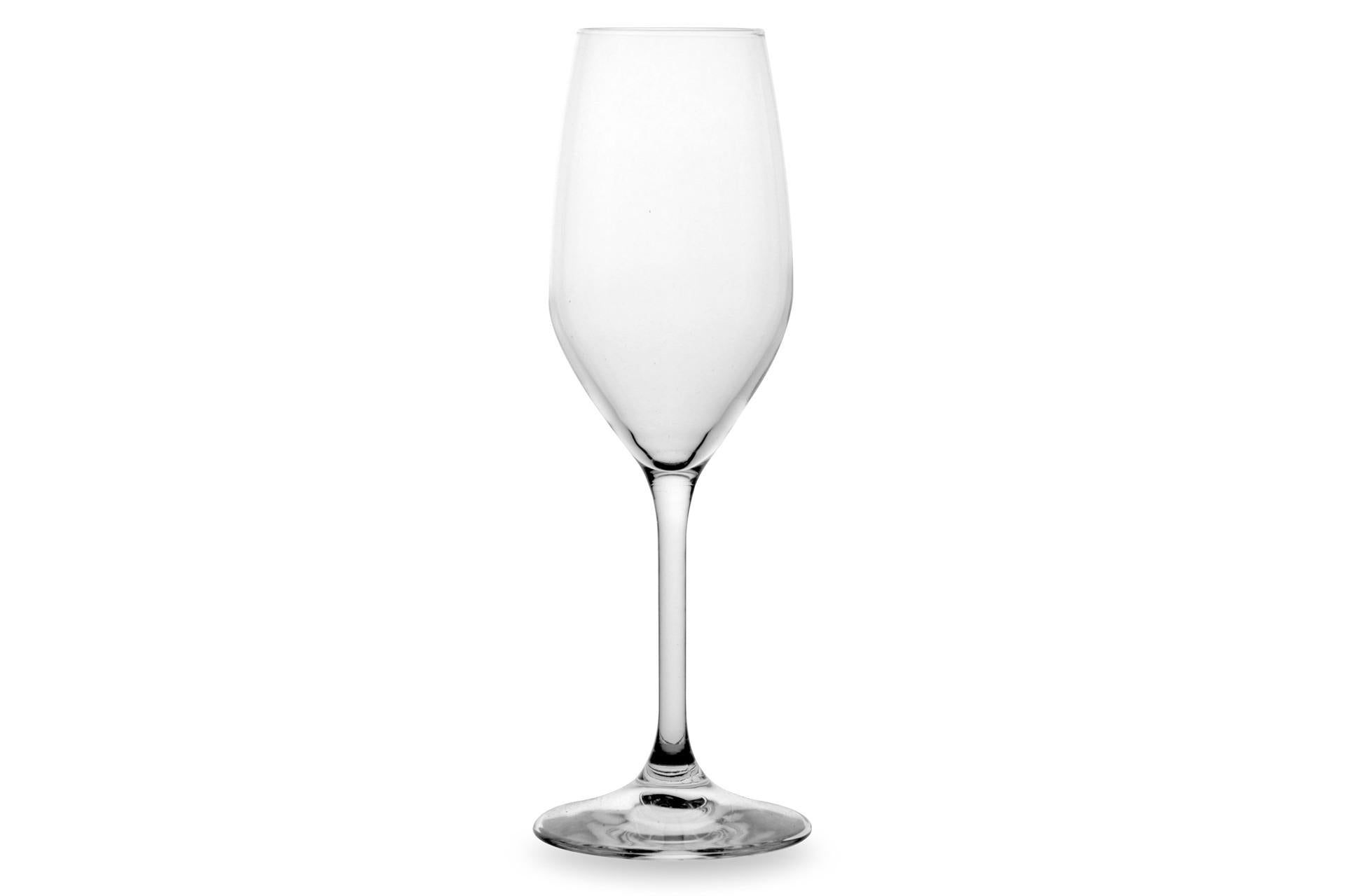 Bormioli Rocco Divino Calice Flute 24 cl - In Star Glass H.21.5 cm - Set 6 Pz