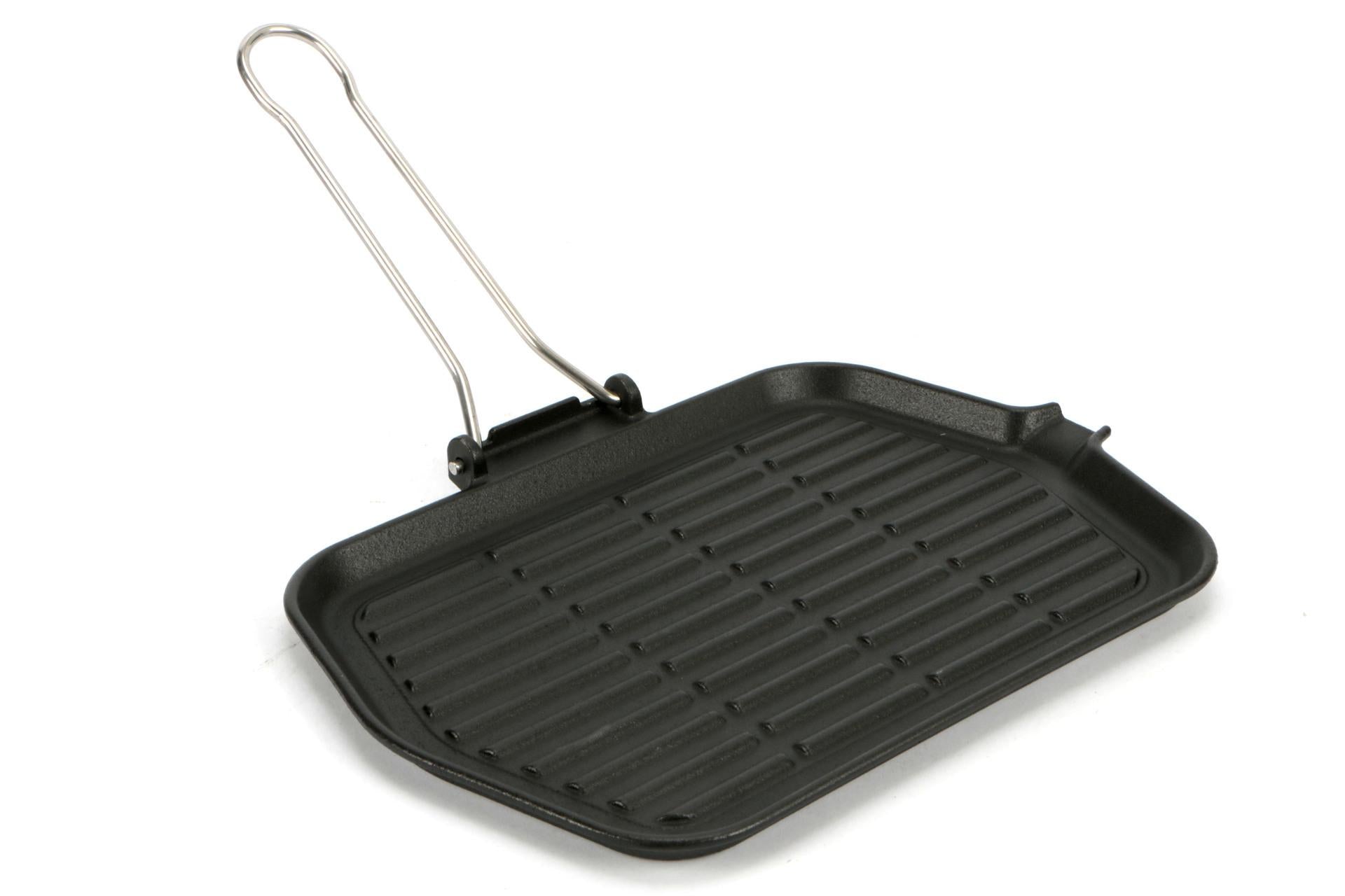 Ilsa Dietella Bistecchiera Rettangolare 21x30 cm In Ghisa Smaltata - Adatta per Induzione