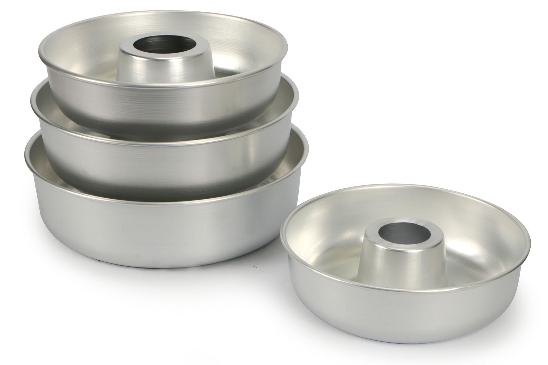 Agnelli Stampo Ciambella Ø22 cm In Alluminio Con Tubo Centrale