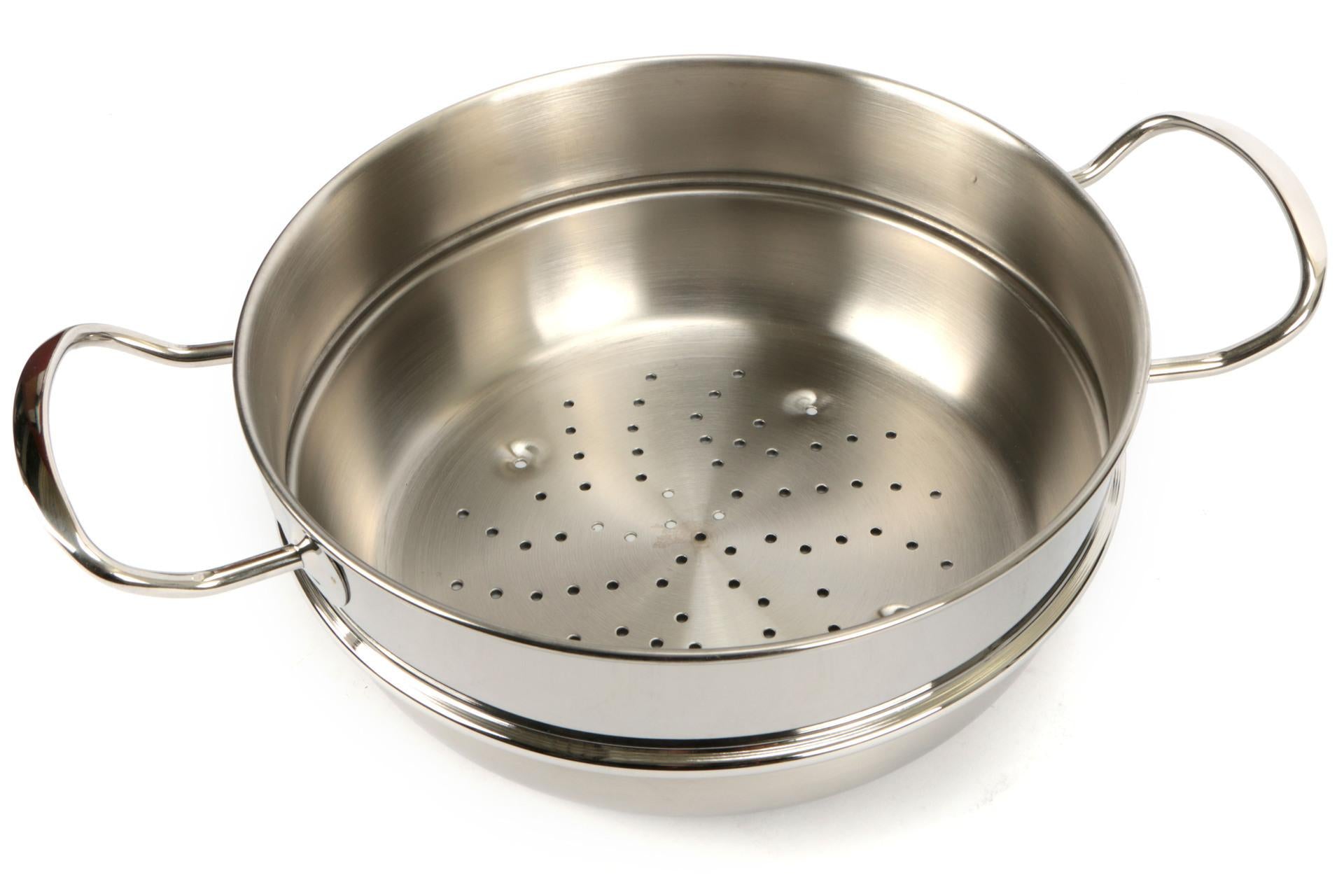 Pintinox Professional Colapasta Ø24 cm In Acciaio Inox Satinato Con Fascia Lucida